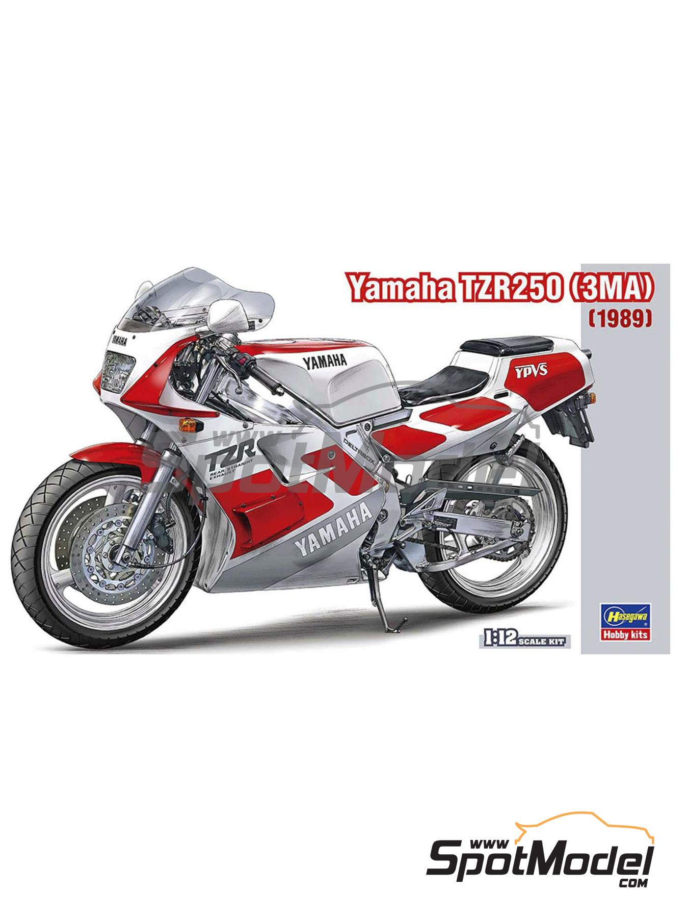 Hasegawa 21517: Motorbike scale model kit 1/12 scale - Yamaha