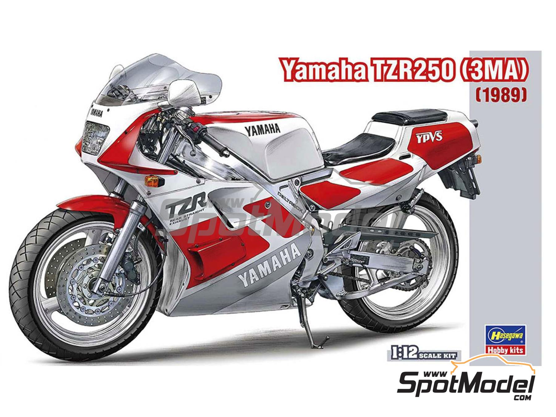 Hasegawa 21517: Motorbike scale model kit 1/12 scale - Yamaha
