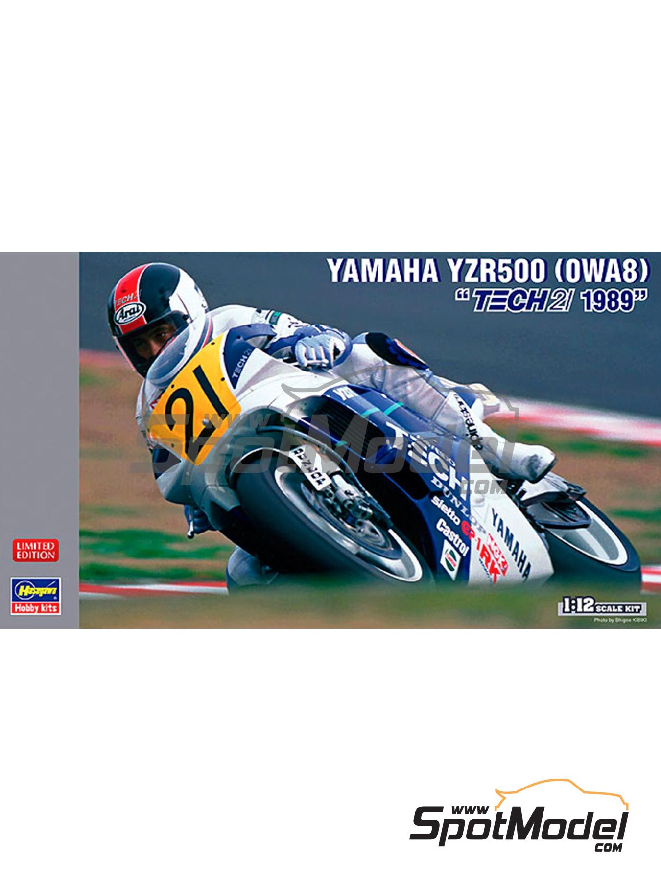 Hasegawa 21708: Motorbike scale model kit 1/12 scale - Yamaha
