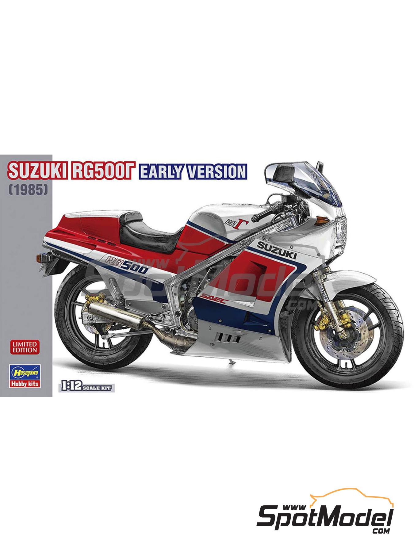 Hasegawa 21753: Motorbike scale model kit 1/12 scale - Suzuki