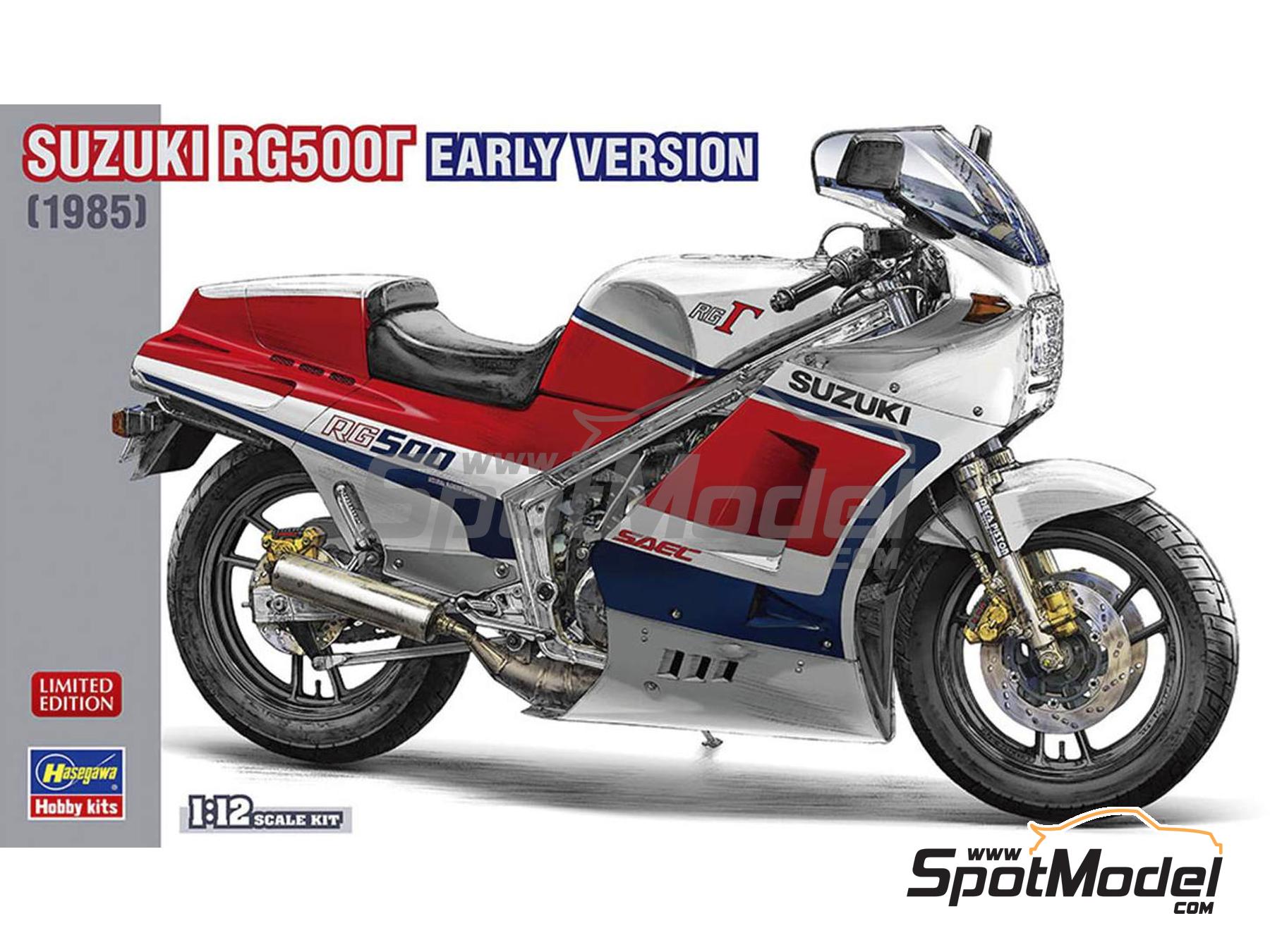 Hasegawa 21753: Motorbike scale model kit 1/12 scale - Suzuki