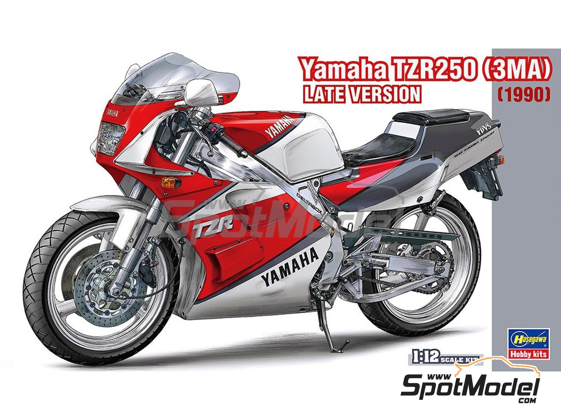 YAMAHA 250 TD3 1/10スケール プラモデル キット Hasegawa 21776: Motorbike scale model kit 1/12 scale - Yamaha