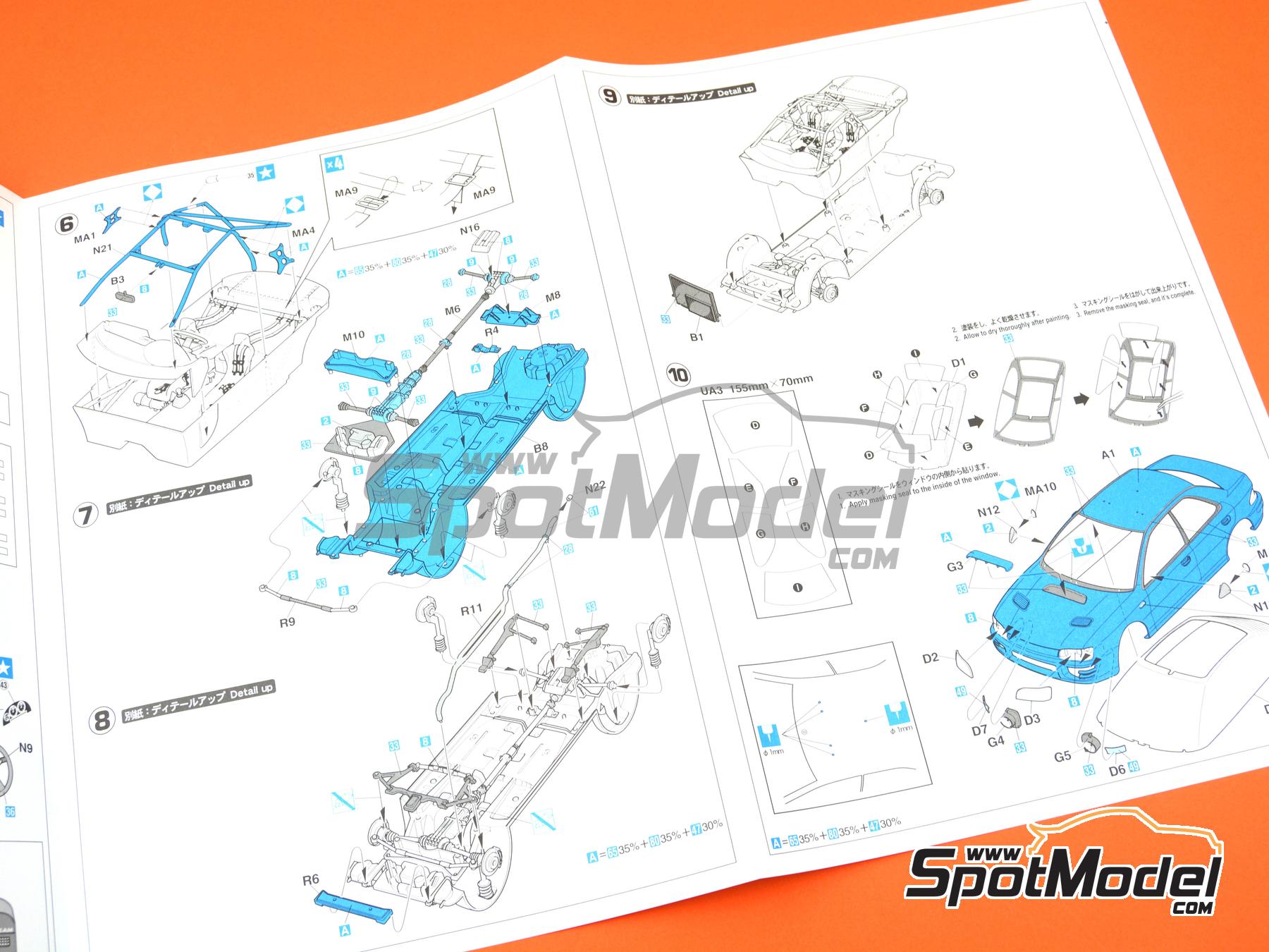 Hasegawa 51151: Car scale model kit 1/24 scale - Subaru