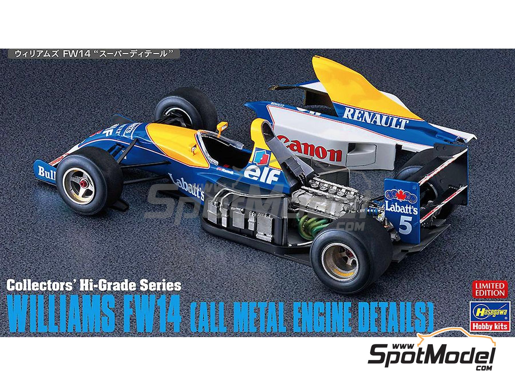 Hasegawa CH56: Car scale model kit 1/24 scale - Williams