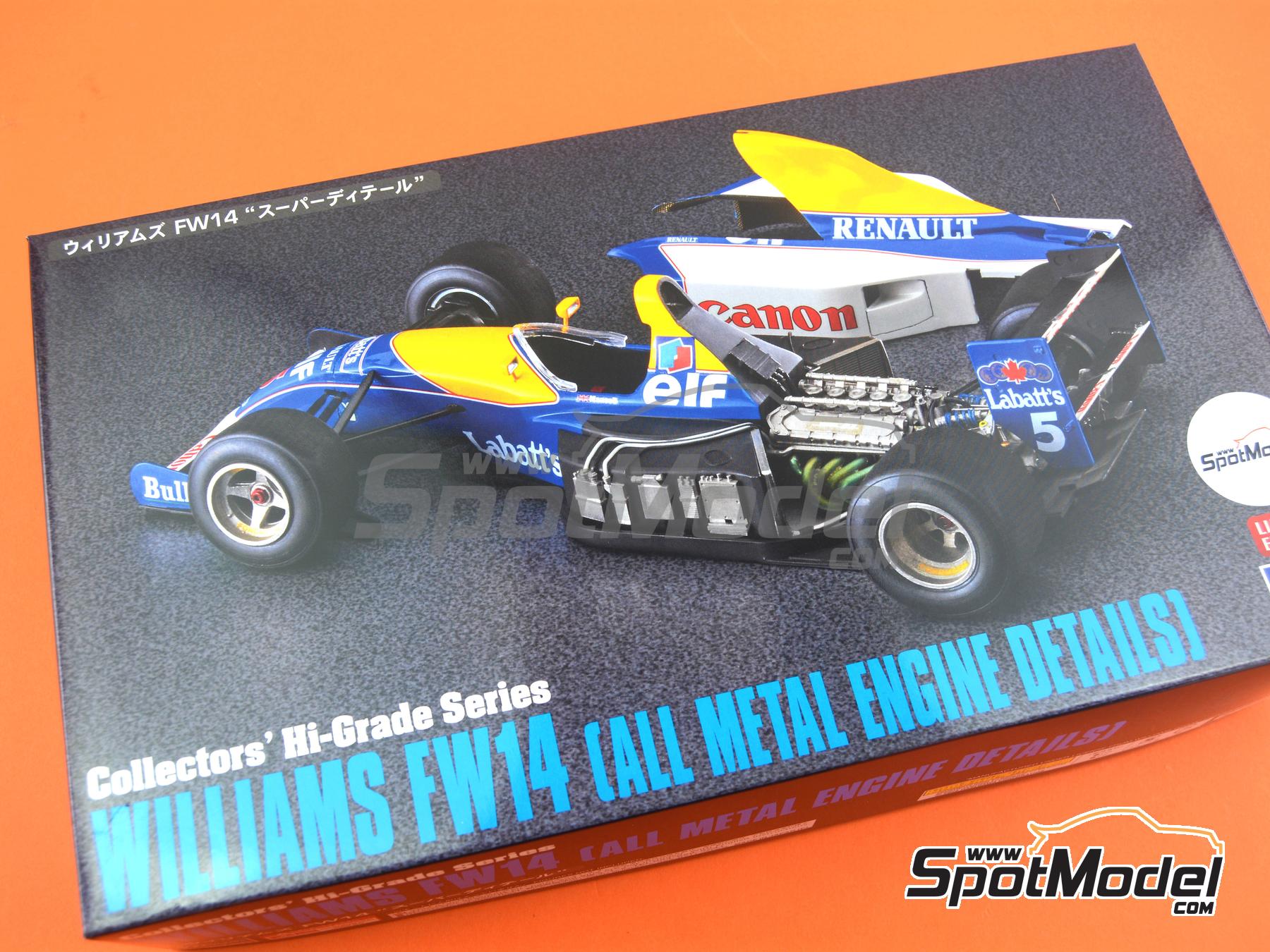 Hasegawa CH56: Car scale model kit 1/24 scale - Williams Renault
