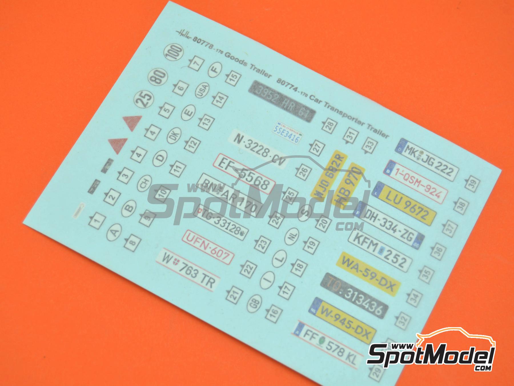 Image 3: Renault Estafette and Renault R8 Gordini Gordini Racing Team | Car scale model kit in 1/24 scale manufactured by Heller (ref.&nbsp;50328, also 3279510503289)