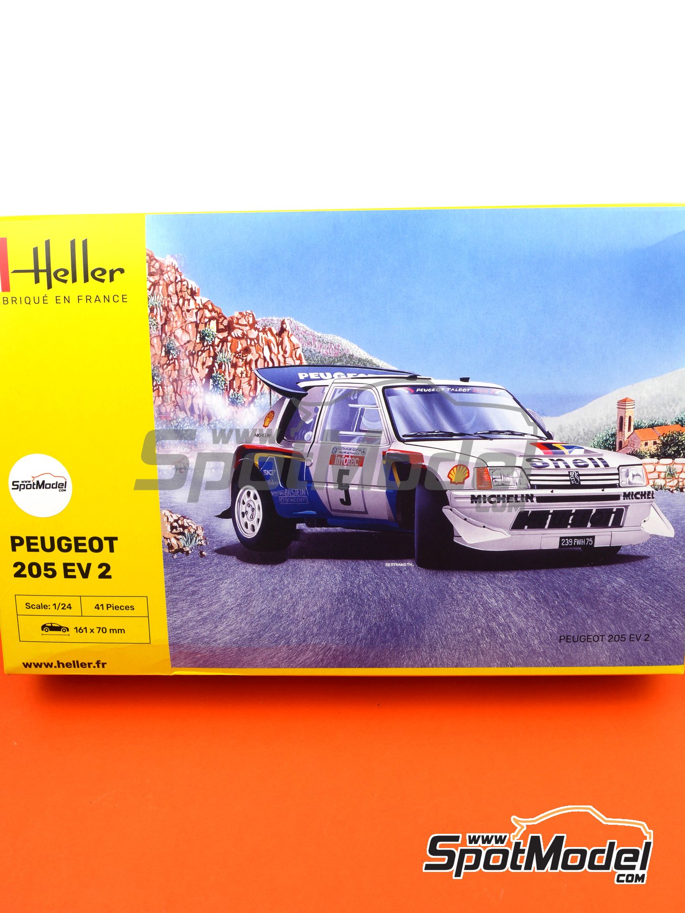 Peugeot 205 T16 Evo 2 (1986) : miniature exclusive