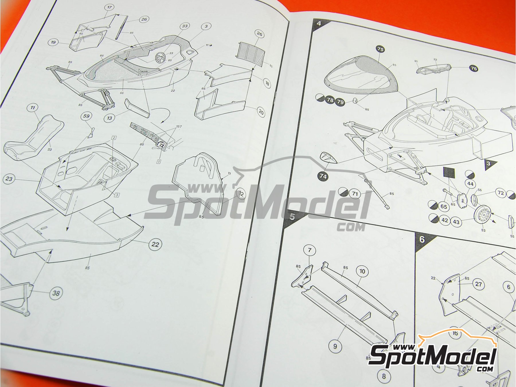 Image 2: Peugeot 905 Evo 1 Bis Equipo Peugeot Sport patrocinado por Esso - Campeonato del Mundo de Sports Prototipos (WSPC) 1991 | Maqueta de coche en escala&nbsp;1/24 fabricado por Heller (ref.&nbsp;80718, tambien 3279510807189)