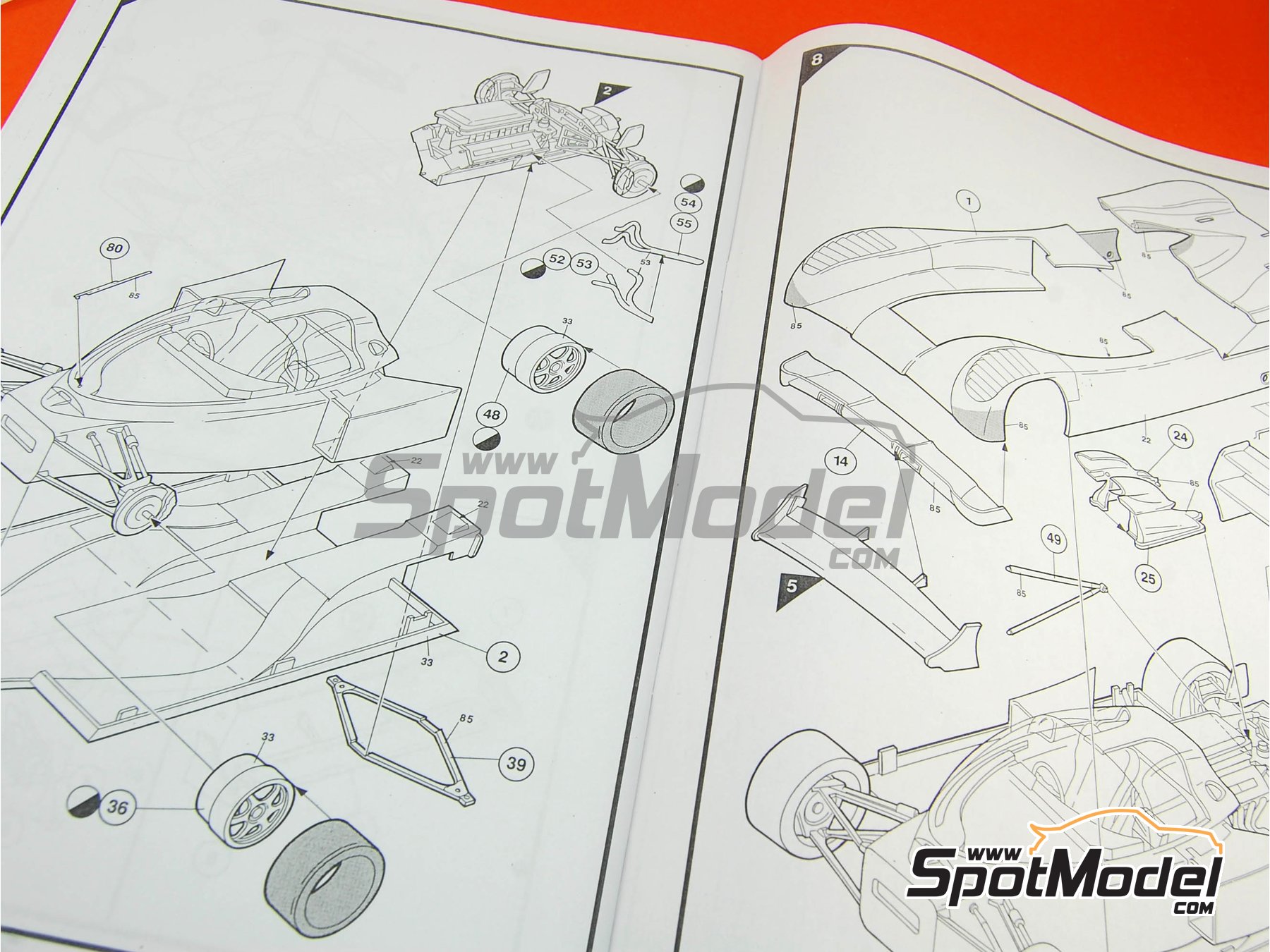 Image 3: Peugeot 905 Evo 1 Bis Equipo Peugeot Sport patrocinado por Esso - Campeonato del Mundo de Sports Prototipos (WSPC) 1991 | Maqueta de coche en escala&nbsp;1/24 fabricado por Heller (ref.&nbsp;80718, tambien 3279510807189)