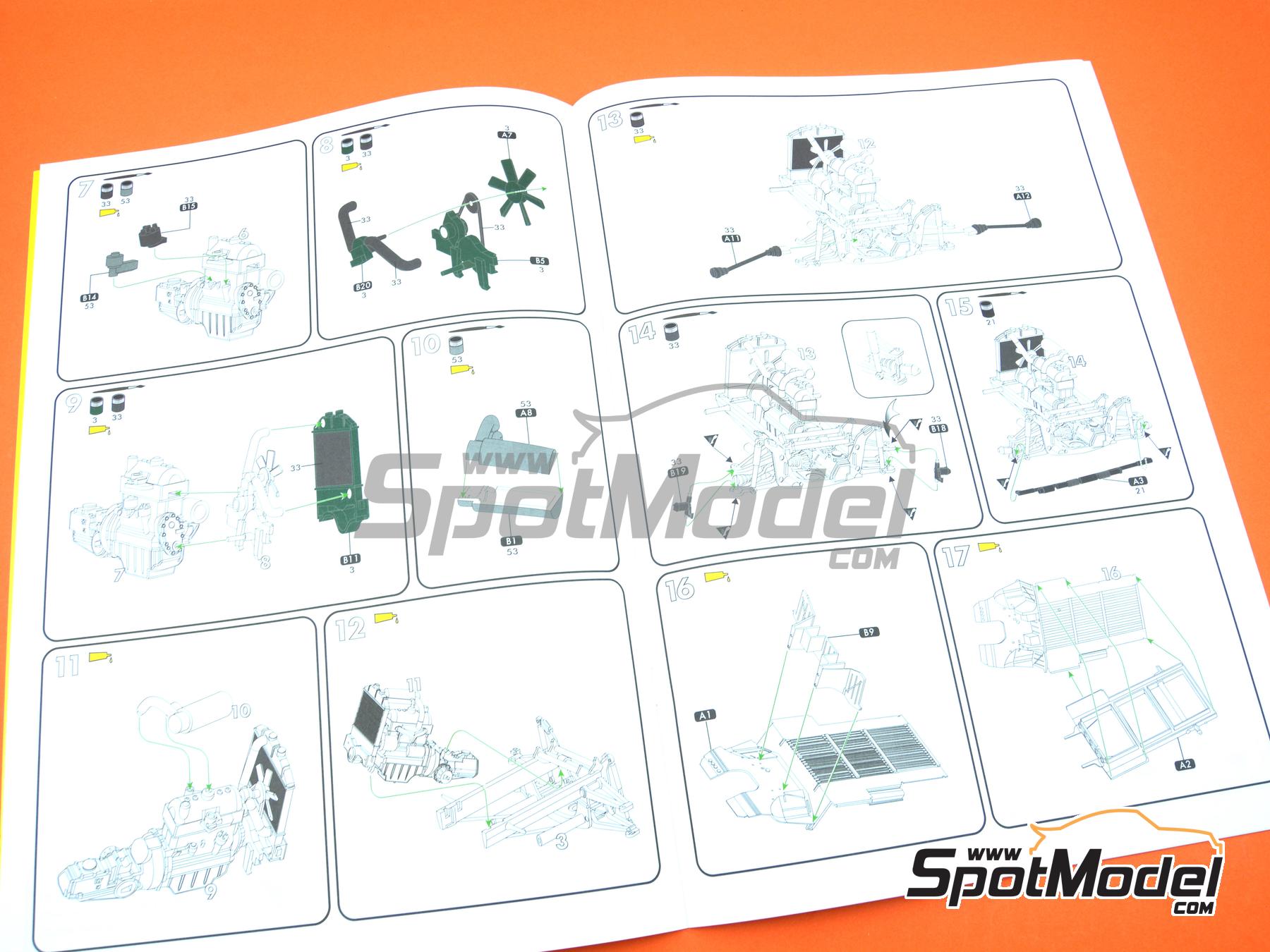 Image 9: Citro&euml;n Type HY -  1957 - 1964 | Maqueta de furgoneta en escala&nbsp;1/24 fabricado por Heller (ref.&nbsp;80744, tambien 3279510807448)