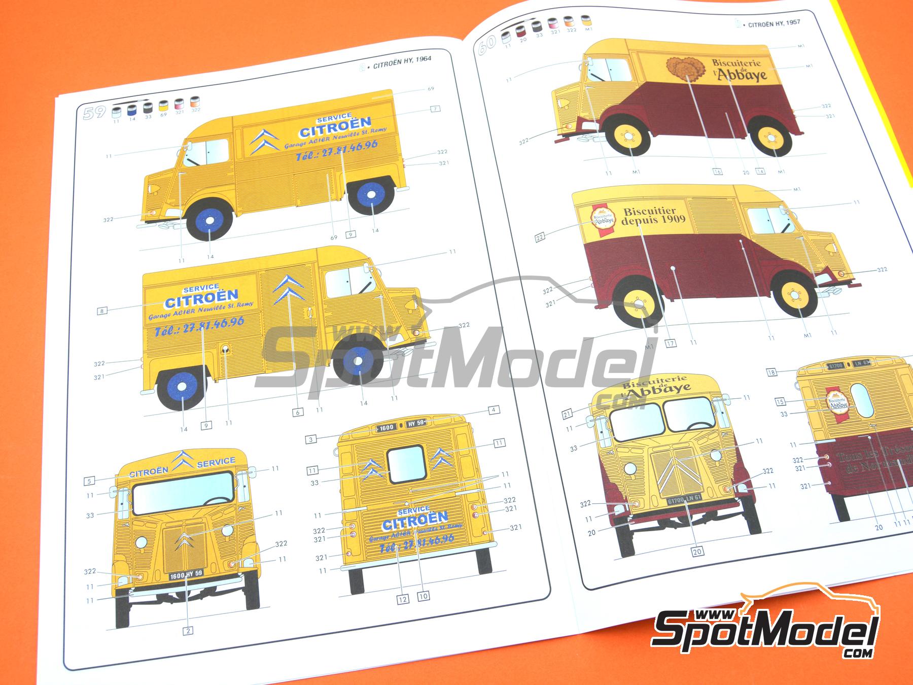 Image 12: Citro&euml;n Type HY -  1957 - 1964 | Maqueta de furgoneta en escala&nbsp;1/24 fabricado por Heller (ref.&nbsp;80744, tambien 3279510807448)