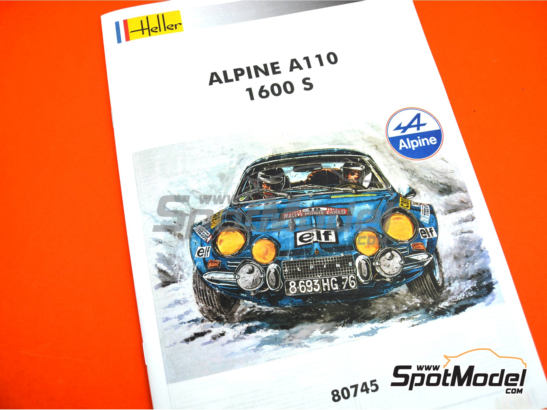 Heller 80745 - Maquette Alpine A110 1600