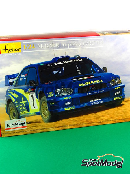 Subaru Impreza WRC - Chypre Rally 2003 | Model car kit in 1/24 scale manufactured by Heller (ref.&nbsp;80750) image