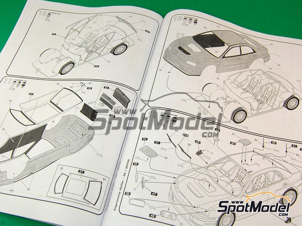 Image 7: Subaru Impreza WRC - Chypre Rally 2003 | Model car kit in 1/24 scale manufactured by Heller (ref.&nbsp;80750)