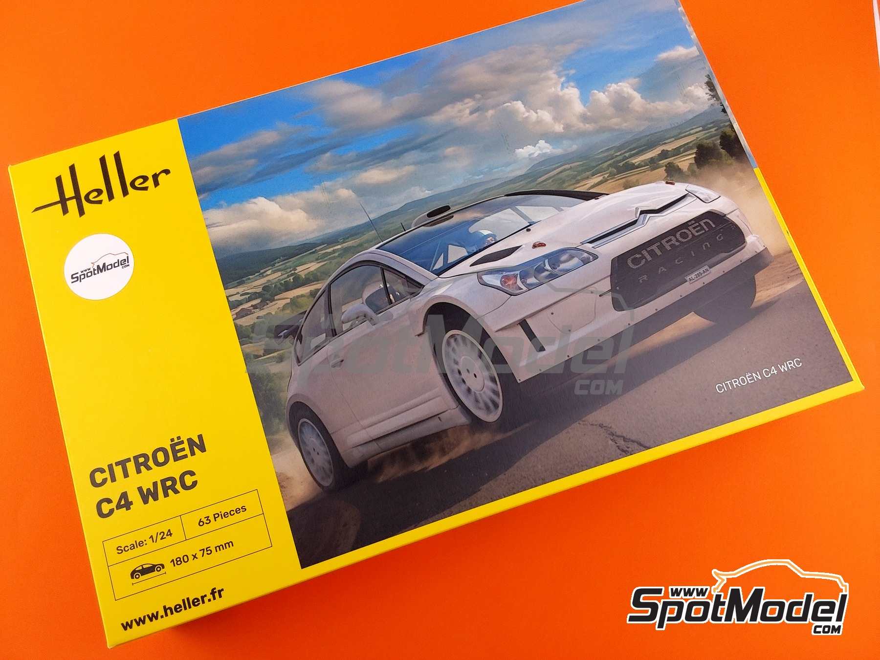 Image 2: Citroen C4 WRC | Maqueta de coche en escala 1/24 fabricado por Heller (ref. 80756, tambien 3279510807561)