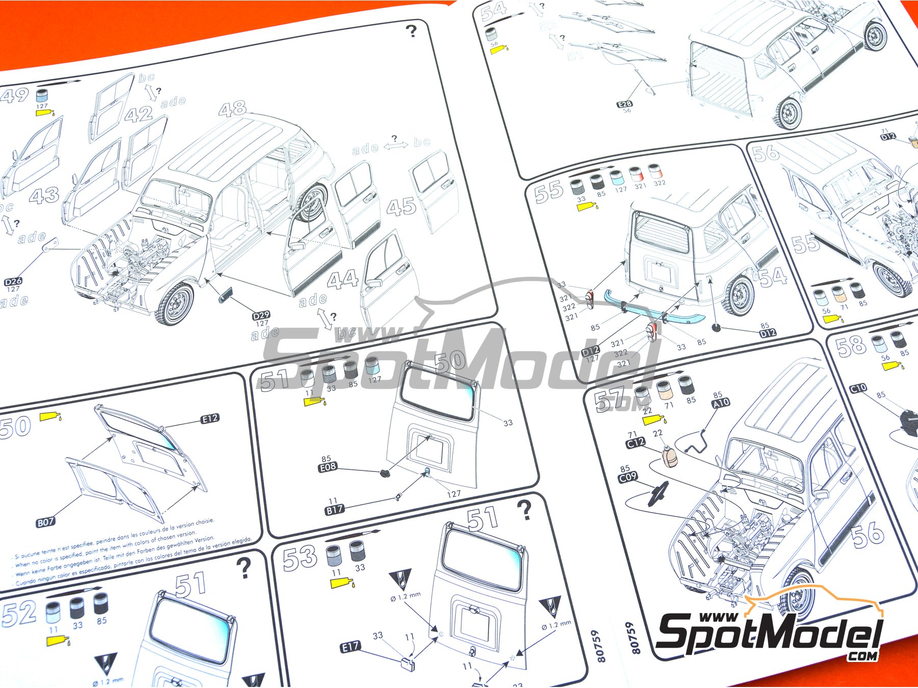 Heller 80759 - Muestra - Coches - Clásico Renault 4tl/gtl. Escala 1/24 con  Ofertas en Carrefour