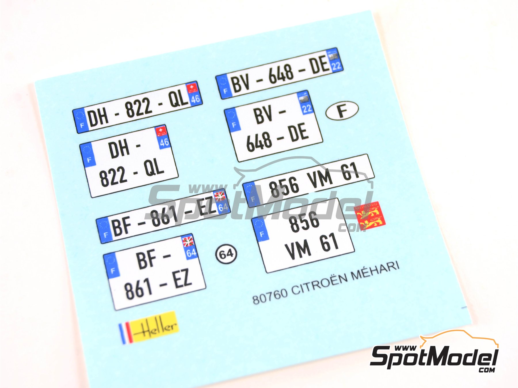 Image 6: Citroën Mehari | Maqueta de coche en escala 1/24 fabricado por Heller (ref. 80760, tambien 3279510807608)