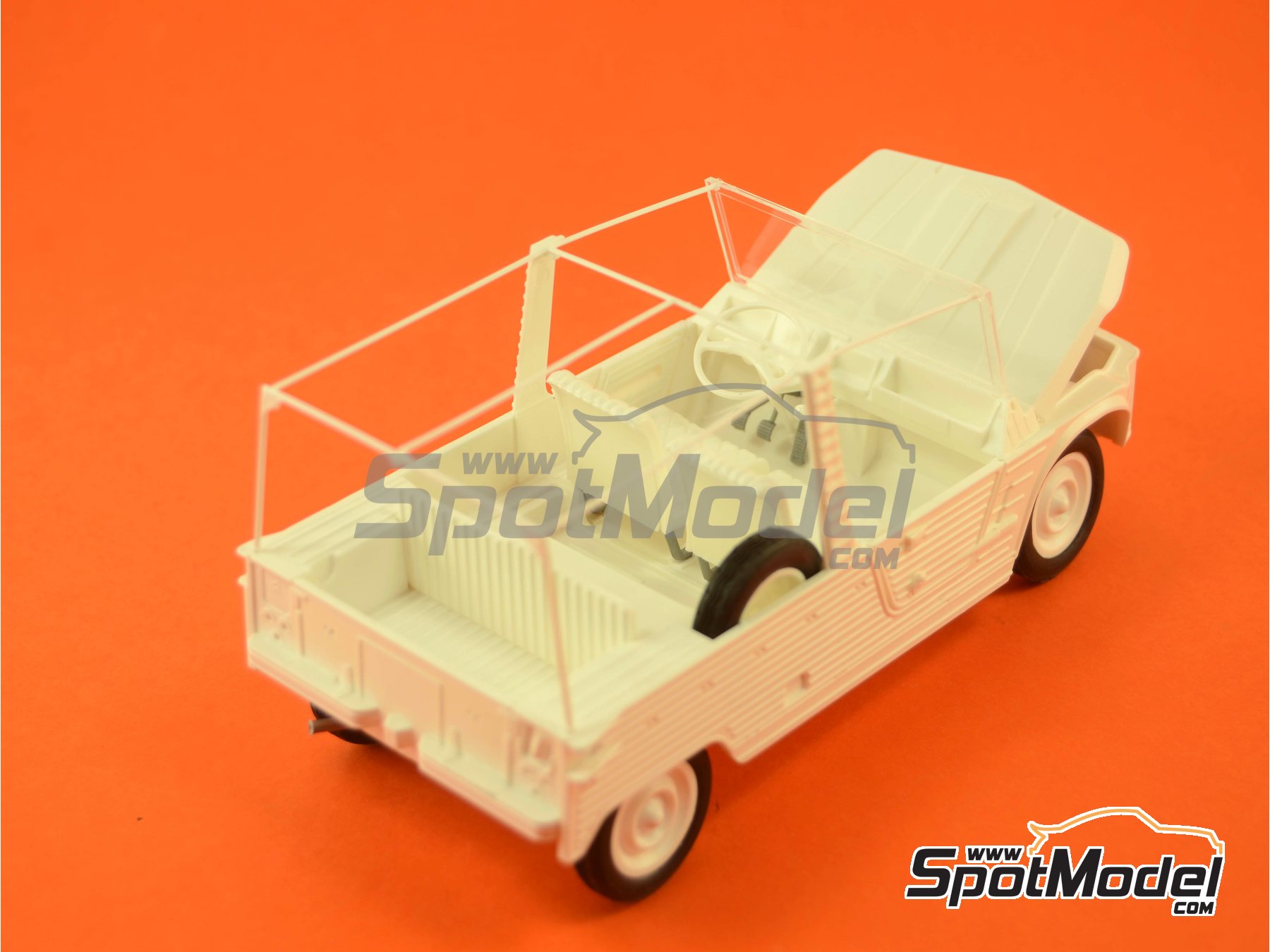 Image 22: Citroën Mehari | Maqueta de coche en escala 1/24 fabricado por Heller (ref. 80760, tambien 3279510807608)