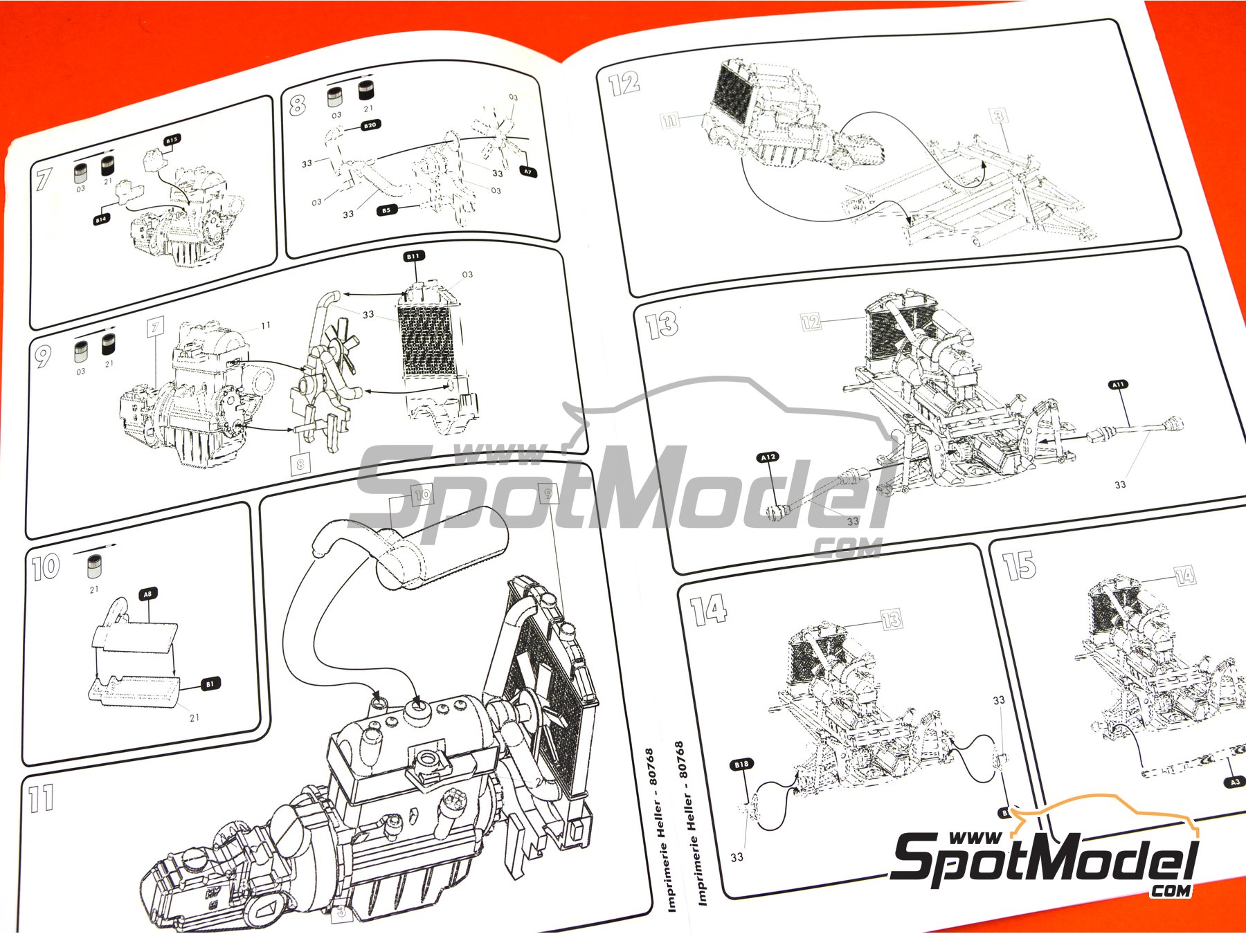 Image 7: Citro&euml;n Type H | Maqueta de furgoneta en escala&nbsp;1/24 fabricado por Heller (ref.&nbsp;80768, tambien 3279510807684)