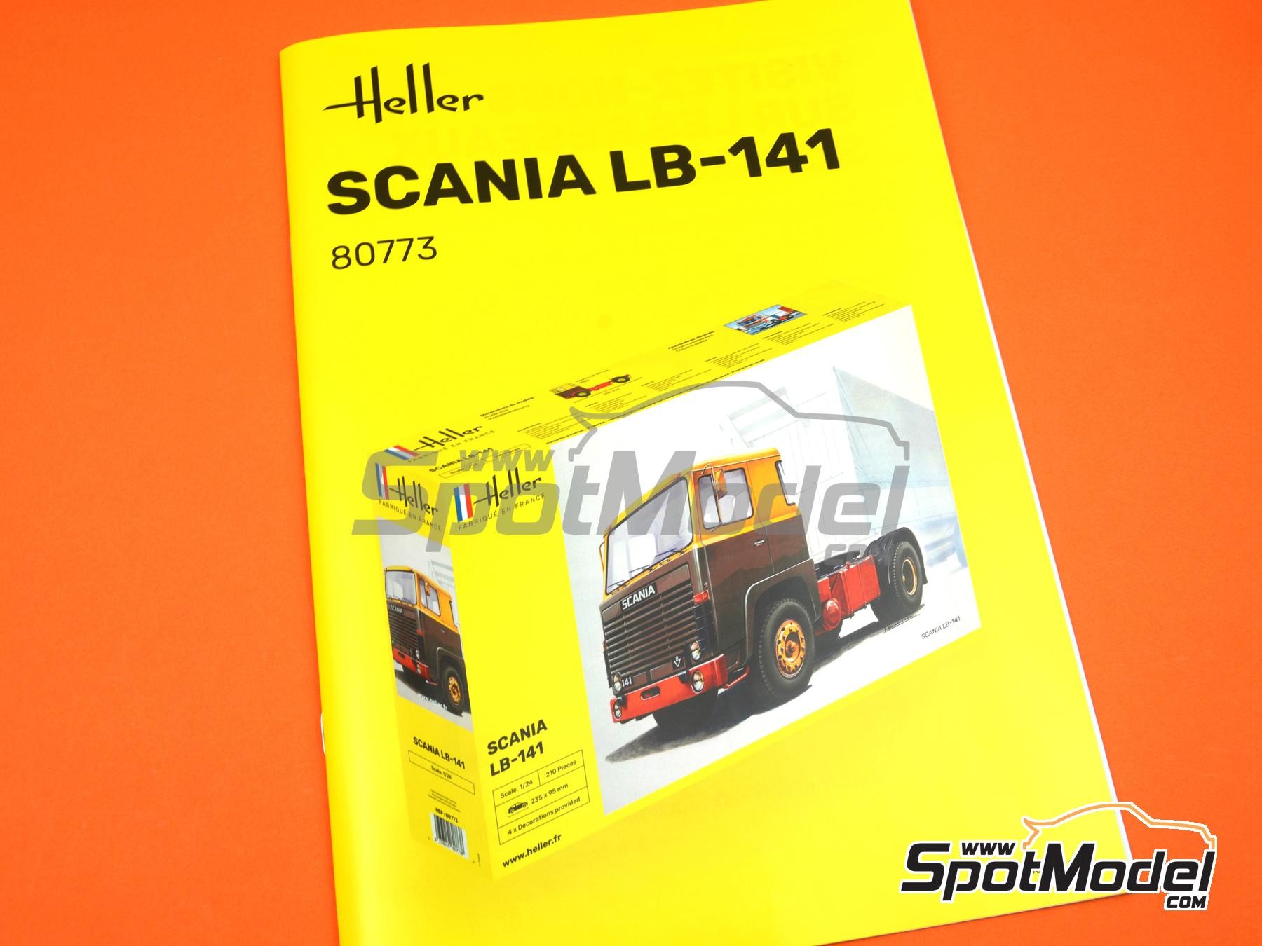 Maquette camion : Scania 141 Gervais - Heller - Rue des Maquettes