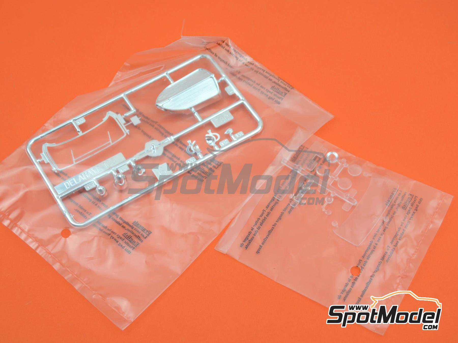 Heller Camon de Pompiers Delahaye type 103 - 1:24 bouwpakket · Modelsport