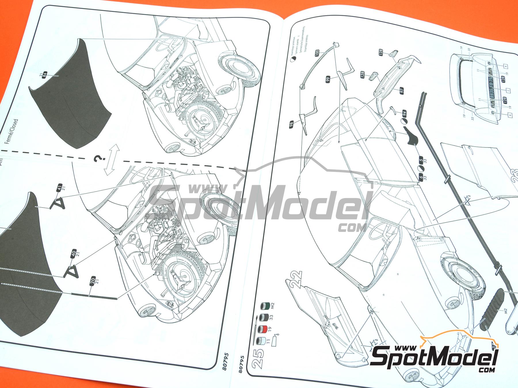 Image 5: Citro&euml;n DS 19 Berline | Car scale model kit in 1/16 scale manufactured by Heller (ref.&nbsp;80795, also 3279510807950)