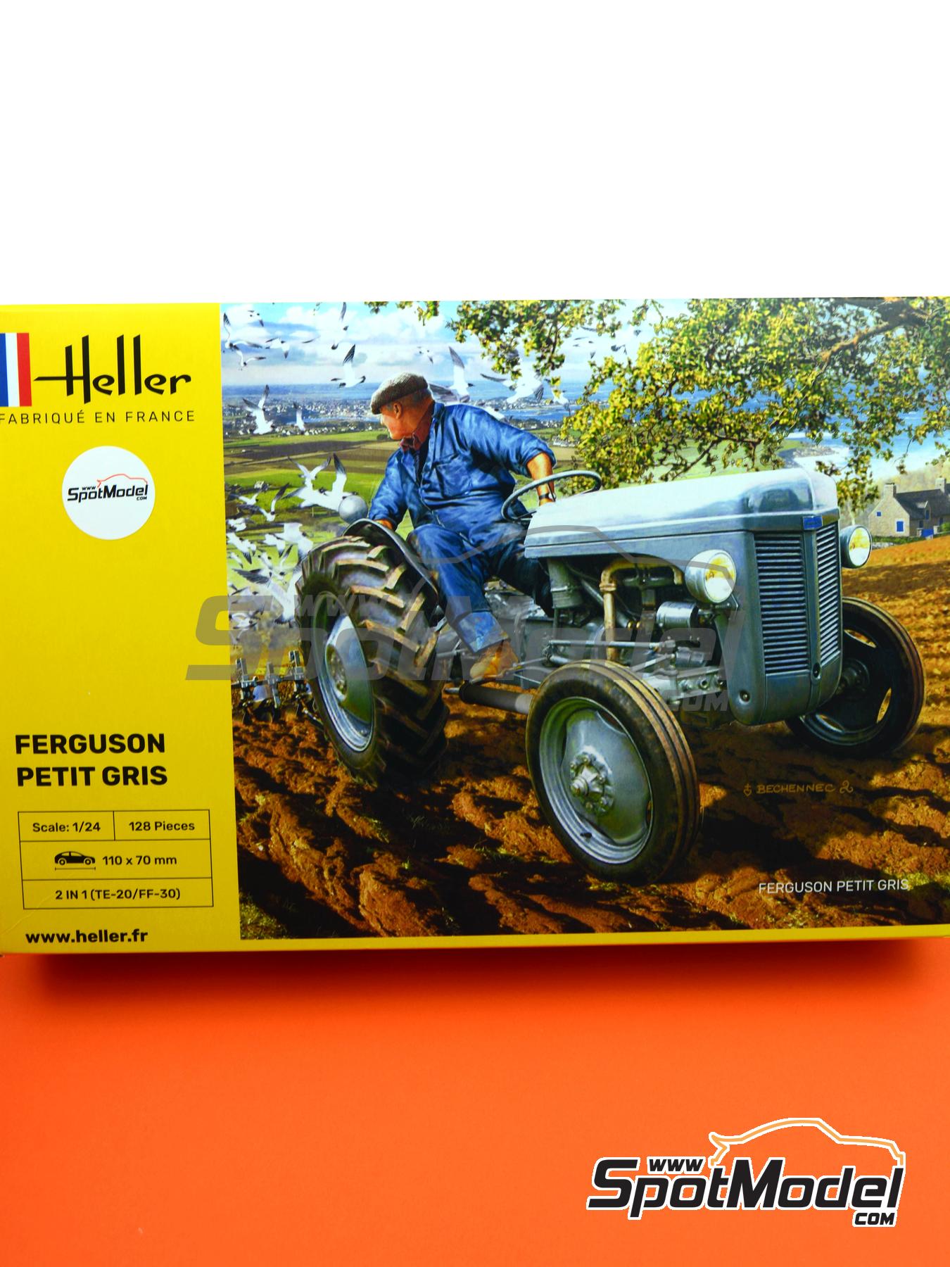 Heller Models 81401 1/24 Ferguson Te20 Petit Gris Farm Tractor Kits for sale online 