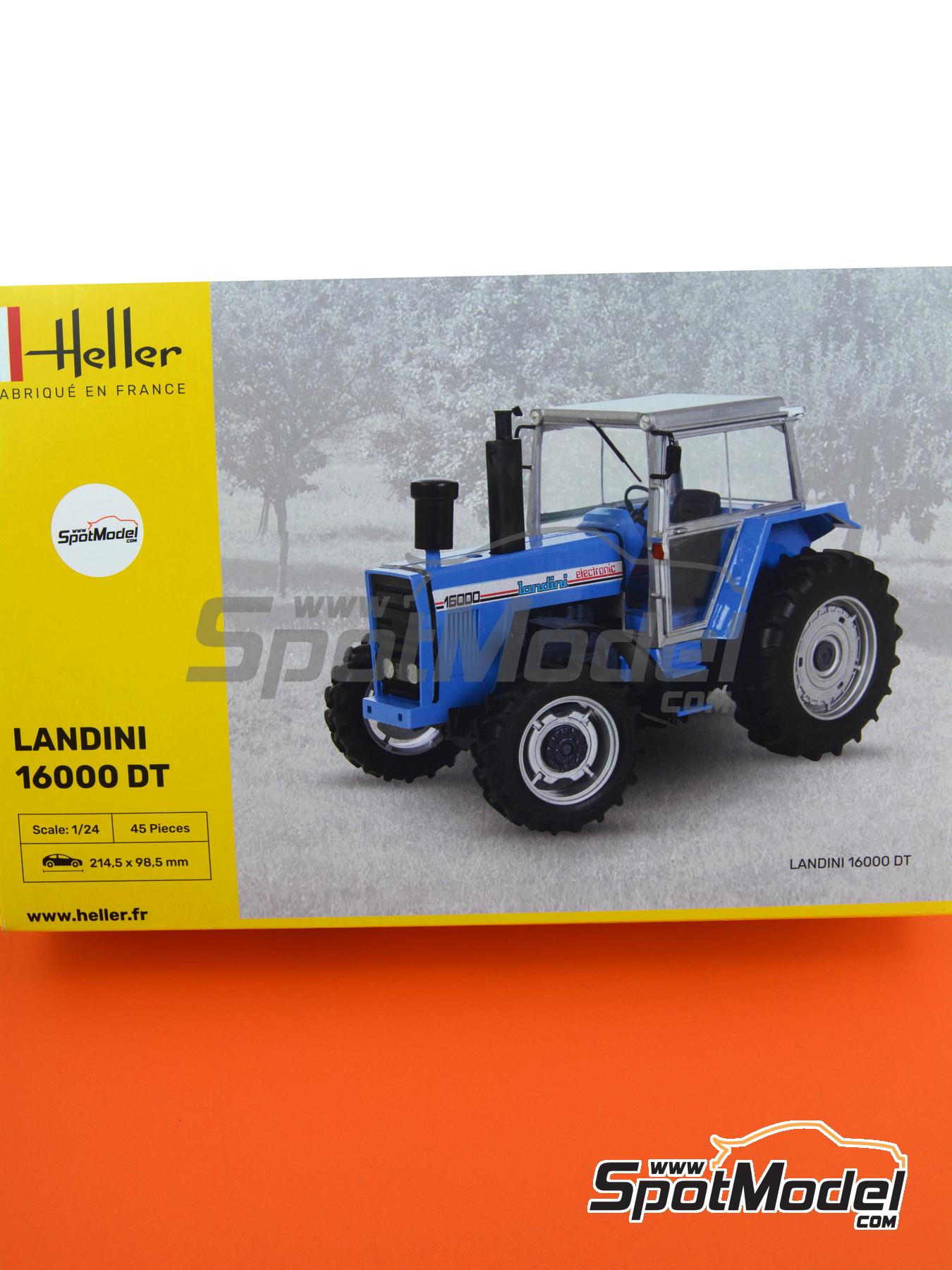 Landini 16000 DT | Maqueta de tractor en escala 1/24 fabricado por Heller (ref. 81403, tambien 3279510814033) image