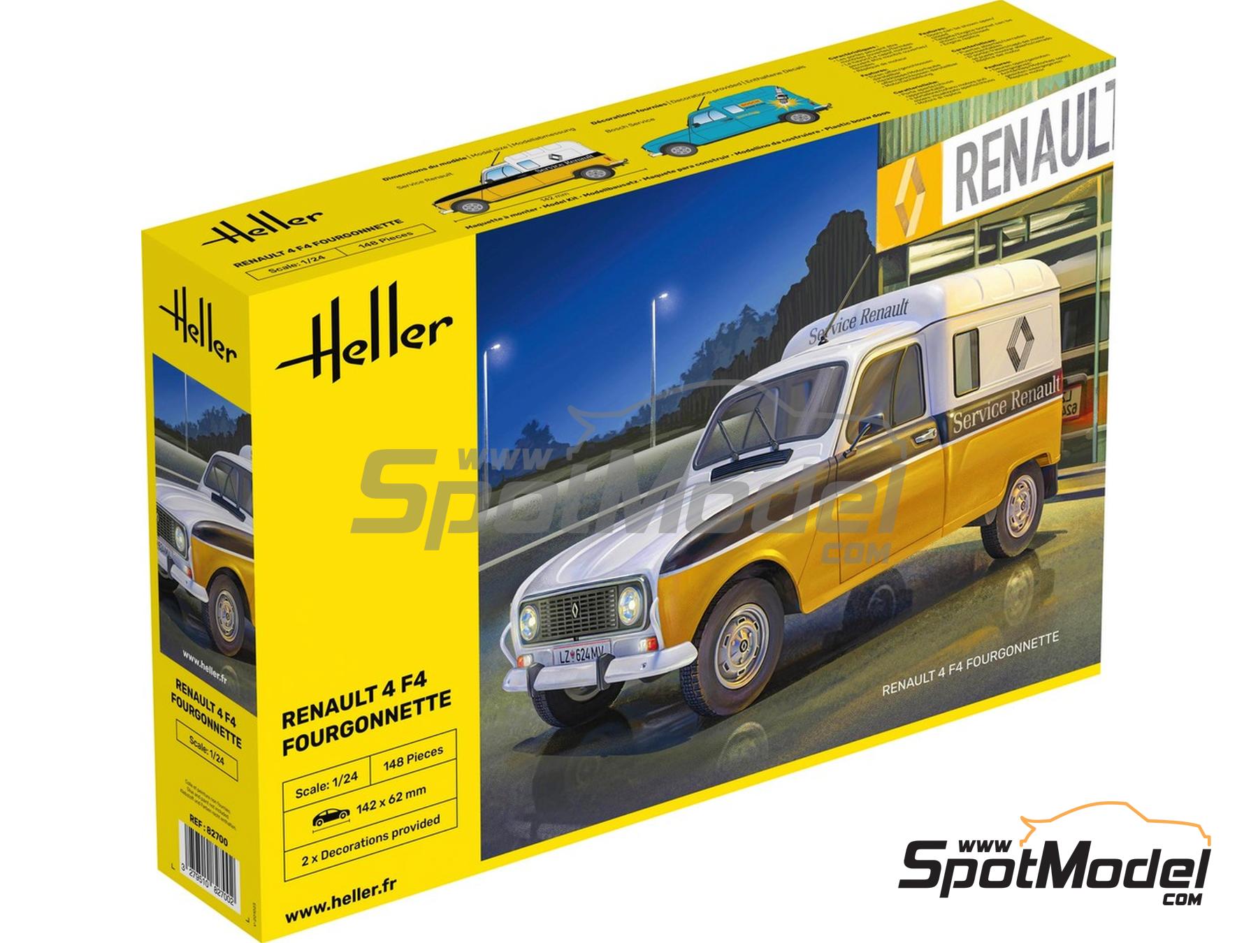 Maqueta de coche: Renault 4L - Heller - Calle De Las Maquetas