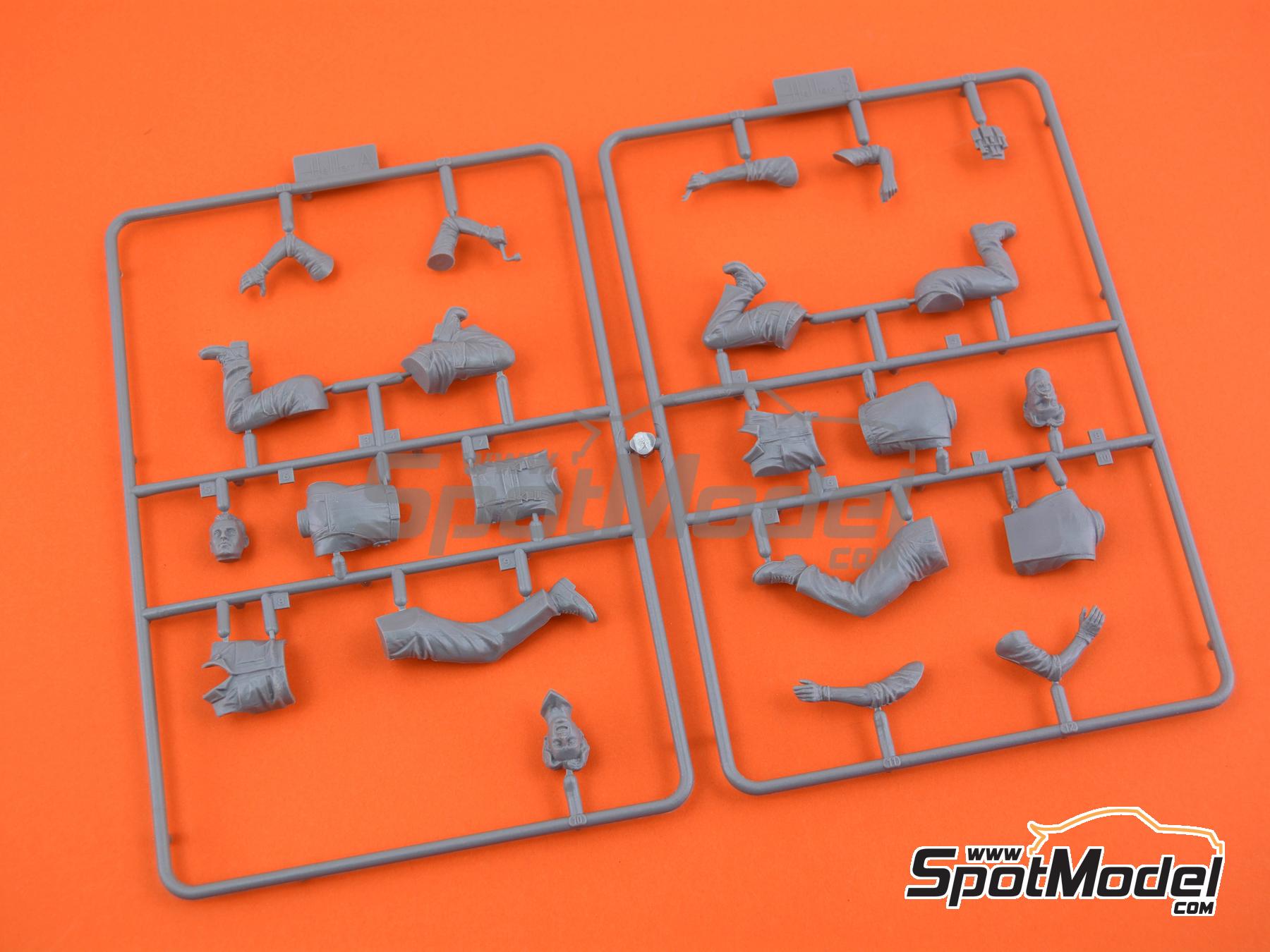 Image 4: Mec&aacute;nicos de autom&oacute;viles - Set 1 | Set de figuras en escala&nbsp;1/24 fabricado por Heller (ref.&nbsp;82755, tambien 3279510827552)