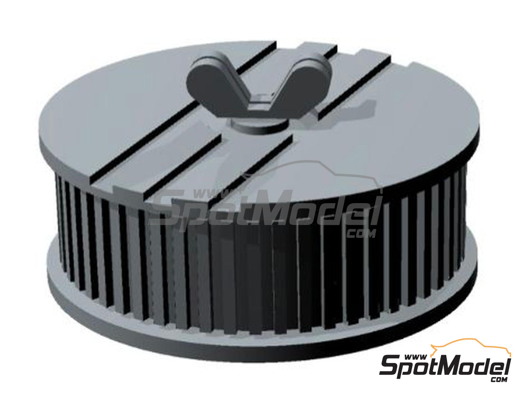 Image 2: Air cleaner set 1 | Air filter in 1/24 scale manufactured by Highlight Model Studio (ref.&nbsp;HME-001, also 4545782063615)