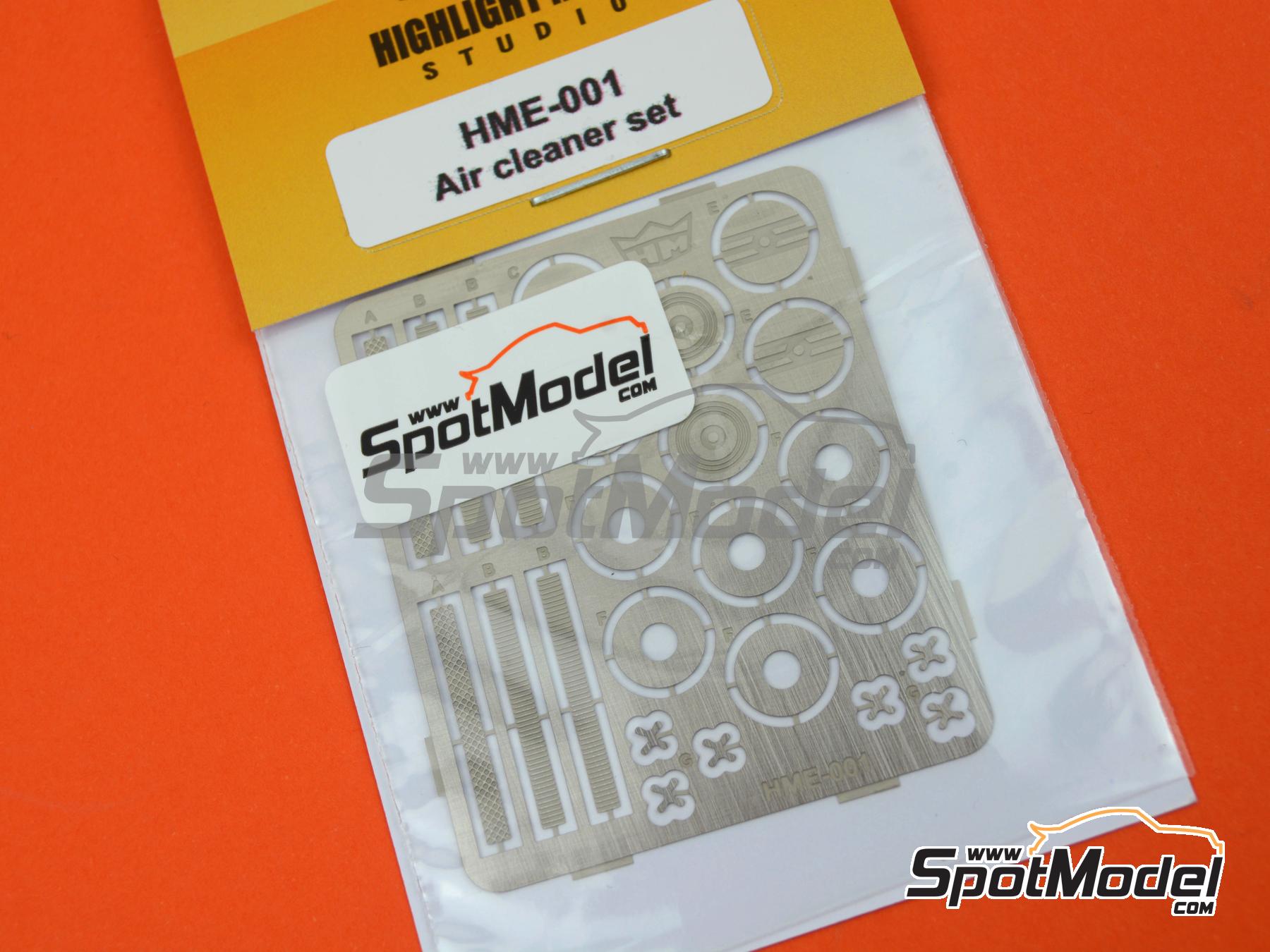 Image 5: Air cleaner set 1 | Air filter in 1/24 scale manufactured by Highlight Model Studio (ref.&nbsp;HME-001, also 4545782063615)