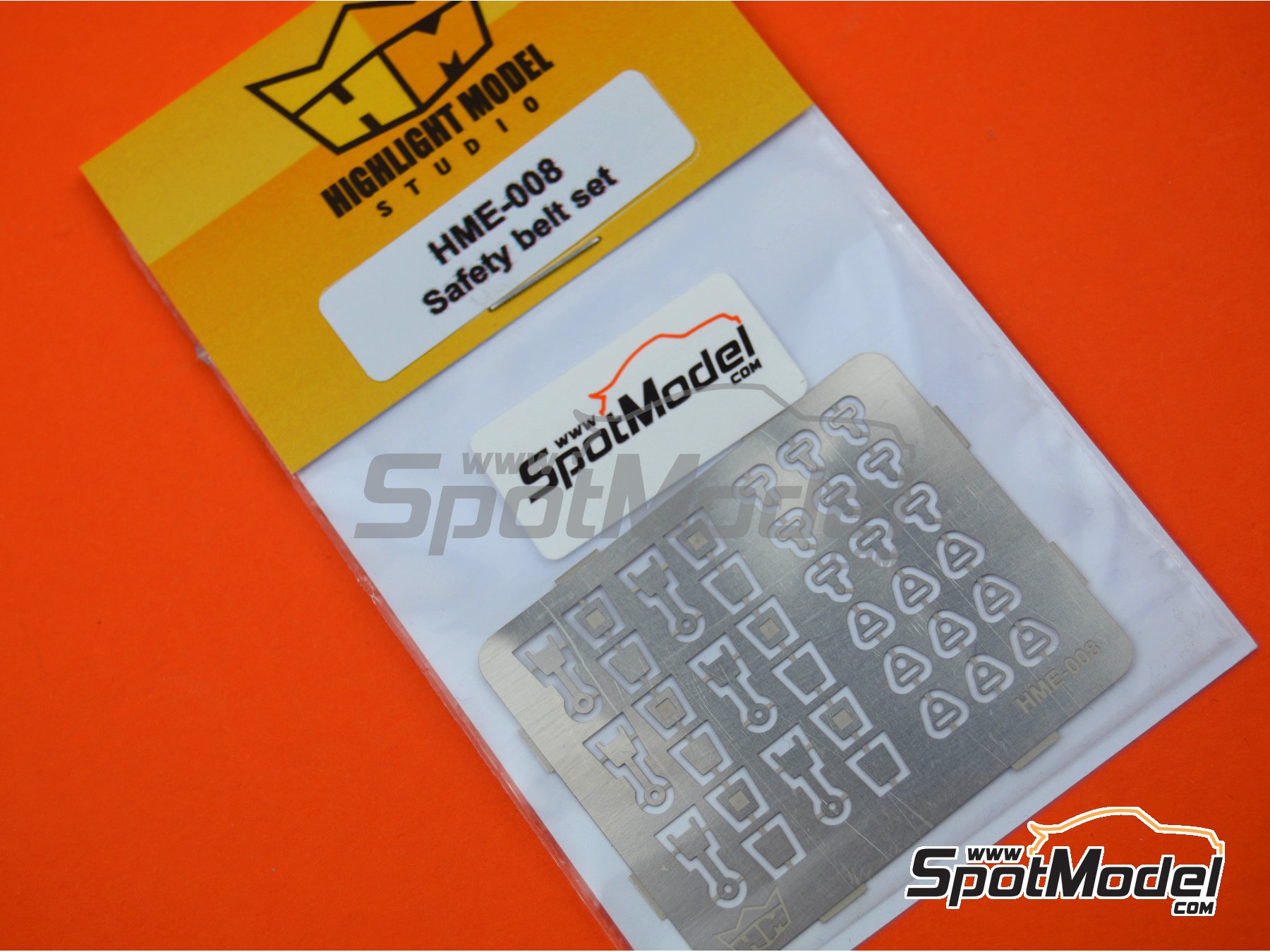 Image 3: Safety belt set | Detail in 1/24 scale manufactured by Highlight Model Studio (ref. HME-008)