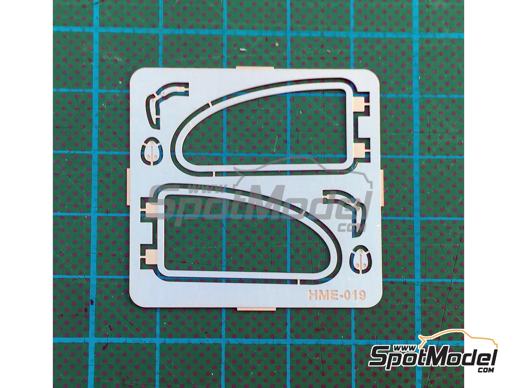 Image 1: Volkswagen Beetle - Marcos ventanilla lateral | Detalle en escala&nbsp;1/24 fabricado por Highlight Model Studio (ref.&nbsp;HME-019, tambien 4545782063905)