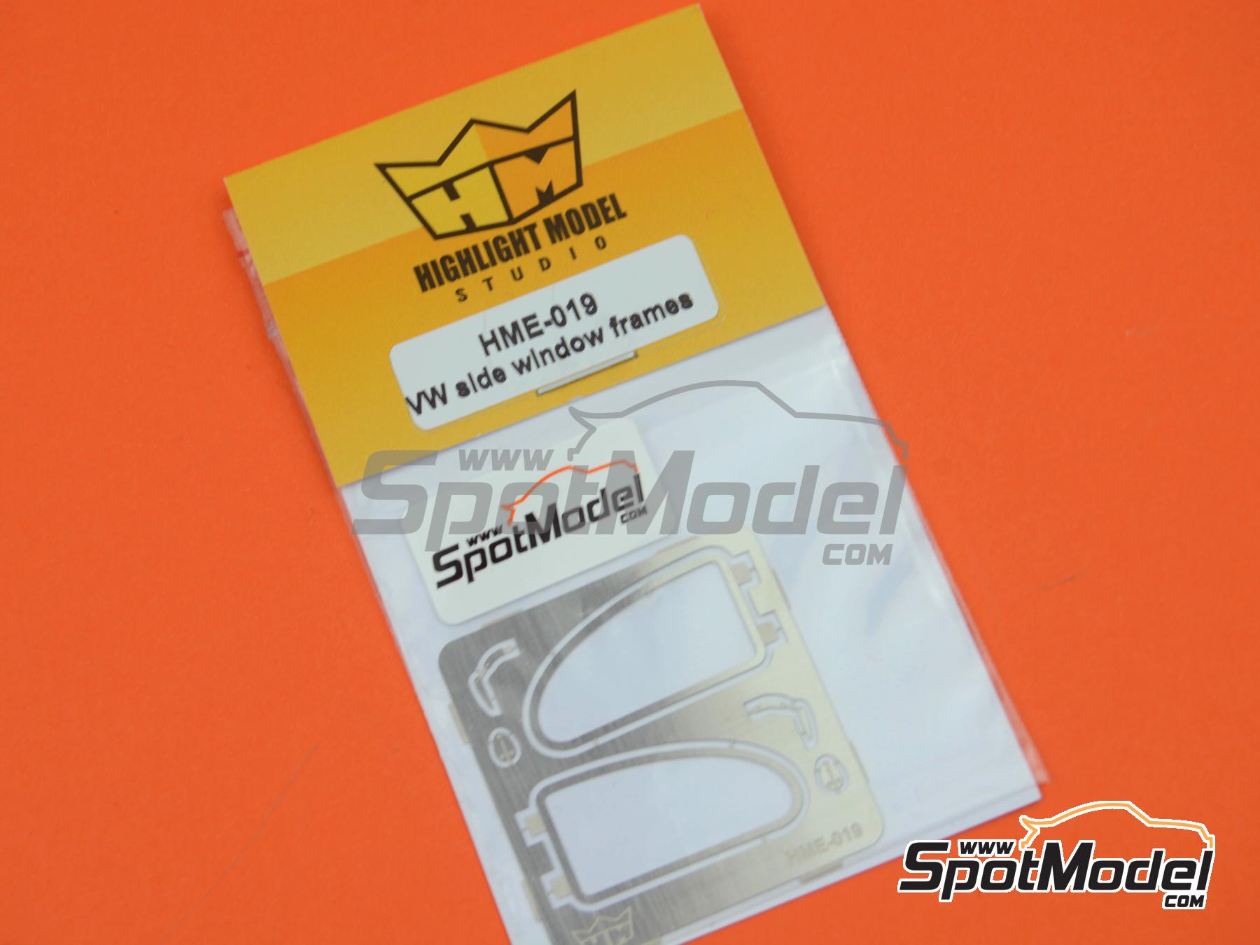 Image 3: Volkswagen Beetle - Marcos ventanilla lateral | Detalle en escala&nbsp;1/24 fabricado por Highlight Model Studio (ref.&nbsp;HME-019, tambien 4545782063905)