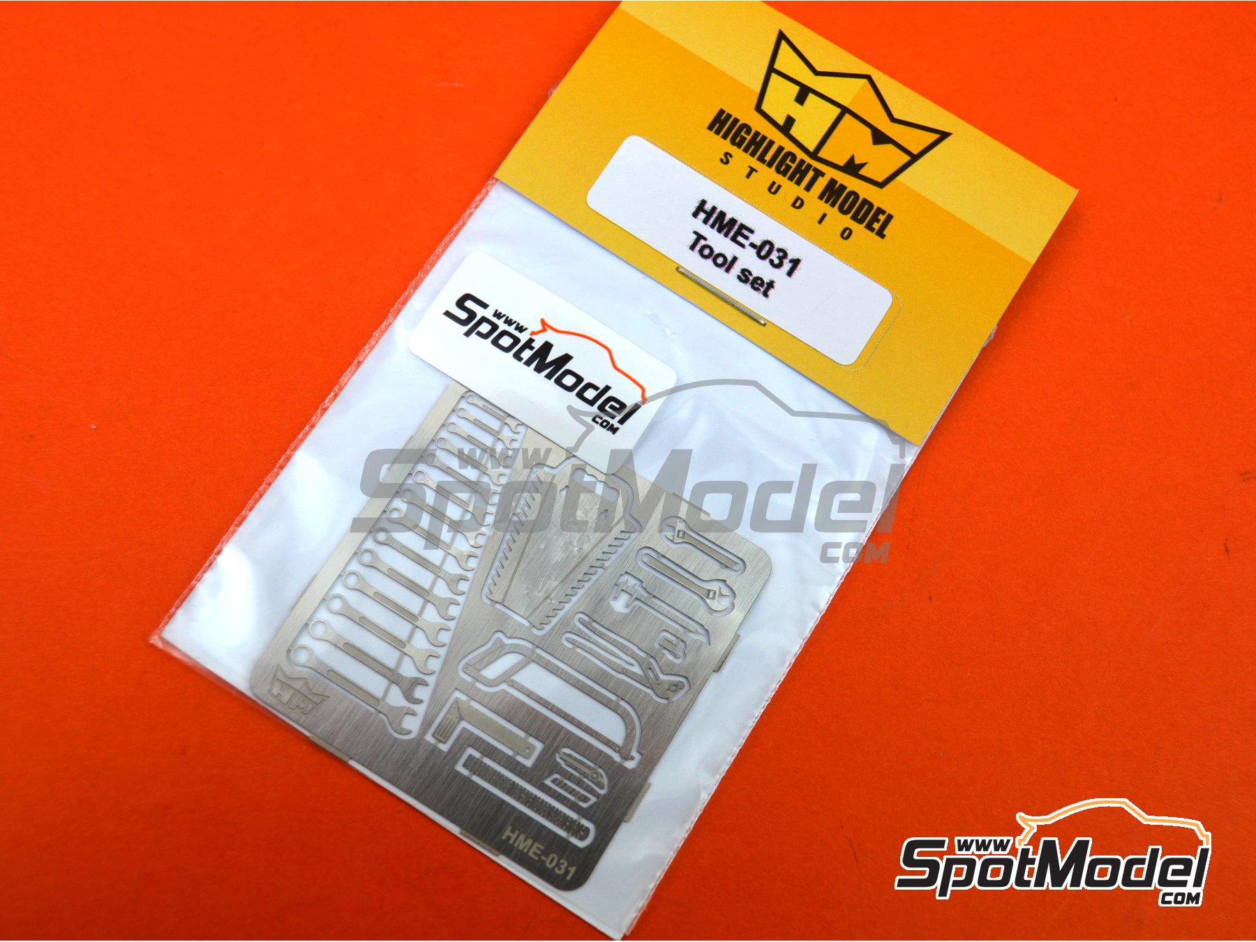 Image 5: Tool set | Detail in 1/24 scale manufactured by Highlight Model Studio (ref.&nbsp;HME-031)