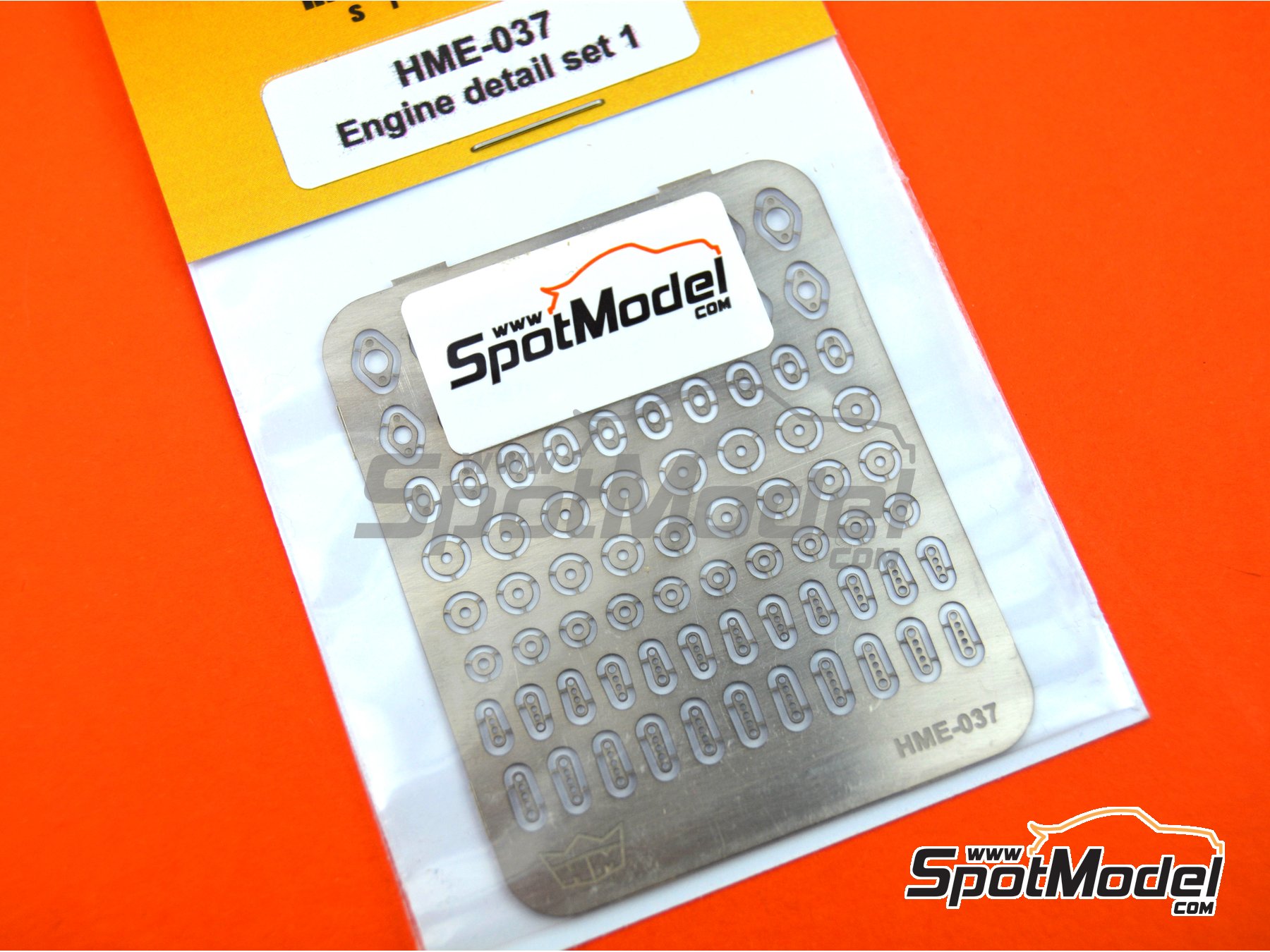 Image 2: Piezas para detallar motores - Set 1 | Detalle en escala 1/24 fabricado por Highlight Model Studio (ref. HME-037)