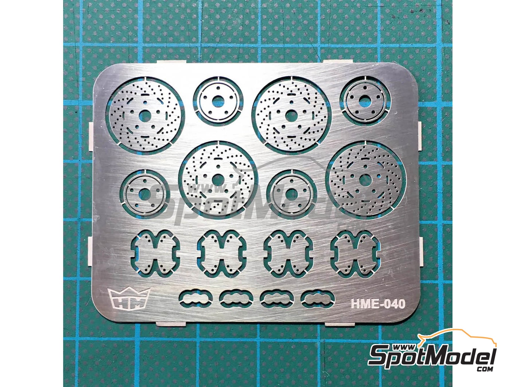 Image 1: Discos de freno de 12mm | Frenos en escala&nbsp;1/24 fabricado por Highlight Model Studio (ref.&nbsp;HME-040)