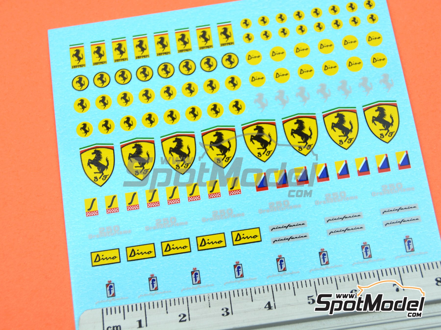 1/18 Decals Ferrari for model kits 68794 