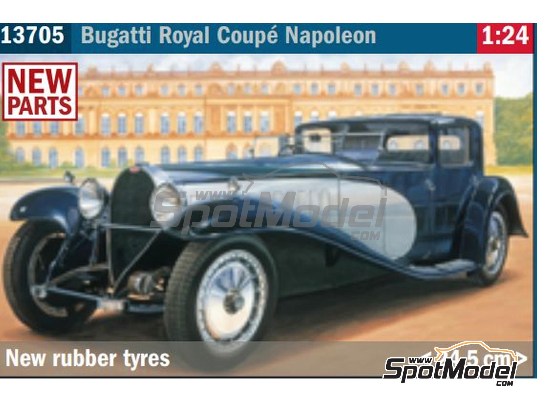 Image 1: Bugatti Royale Coupe Napoleon | Maqueta de coche en escala 1/24 fabricado por Italeri (ref. 13705, tambien 8001283137058)