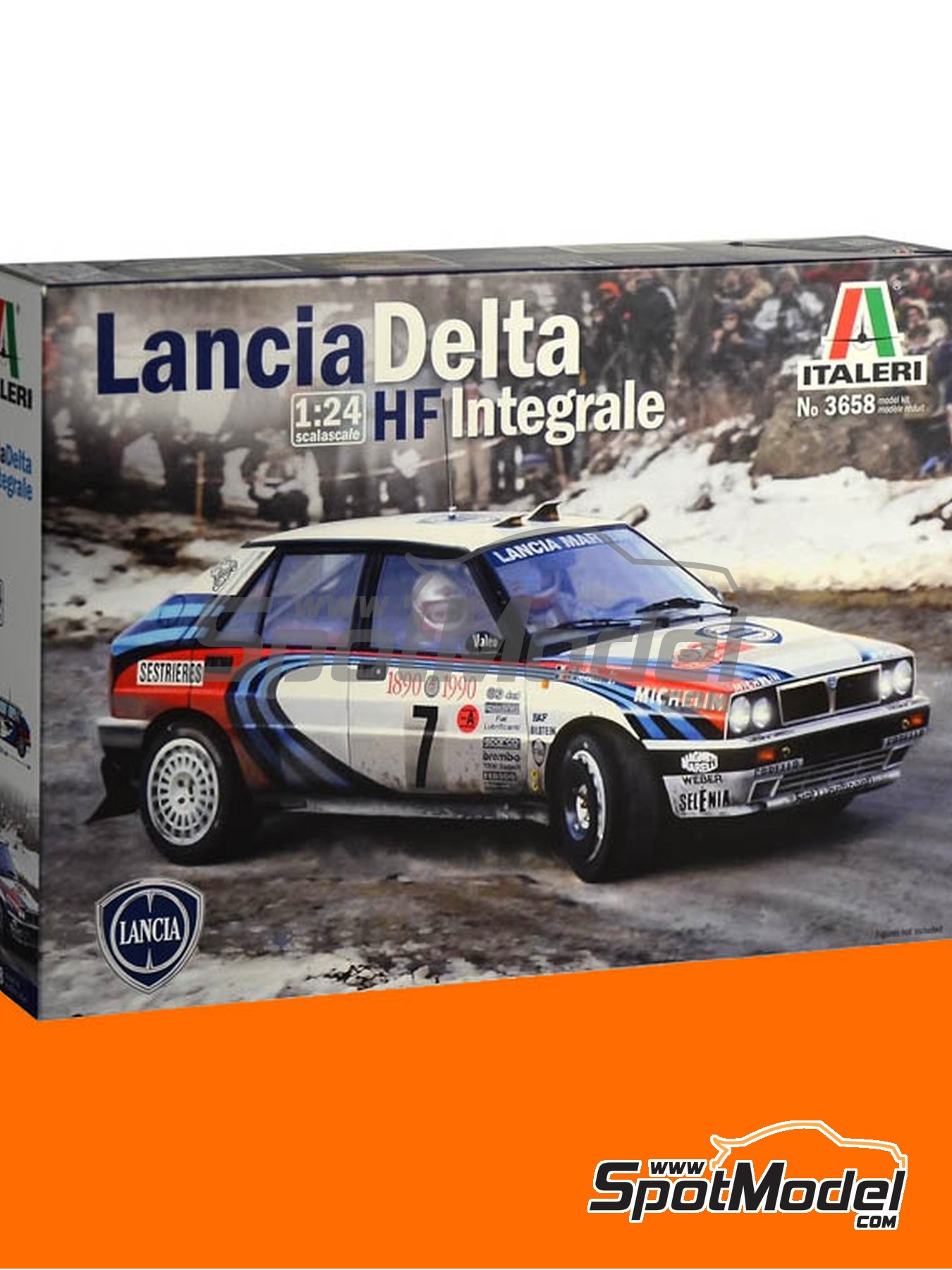 LANCIA DELTA INTEGRALE 16V Auto leggendarie da rally Hachette WRC N.3 Scala 1:24 
