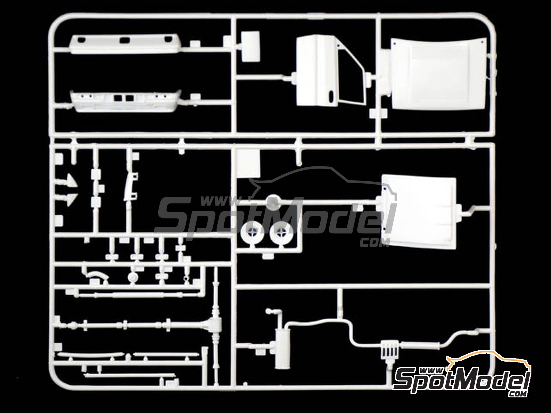 Image 5: Lancia Delta HF Integrale 16V Martini International Racing Team - Monte Carlo Rally - Rallye Automobile de Monte-Carlo 1990 | Car scale model kit in 1/24 scale manufactured by Italeri (ref. 3658, also 8001283036580)