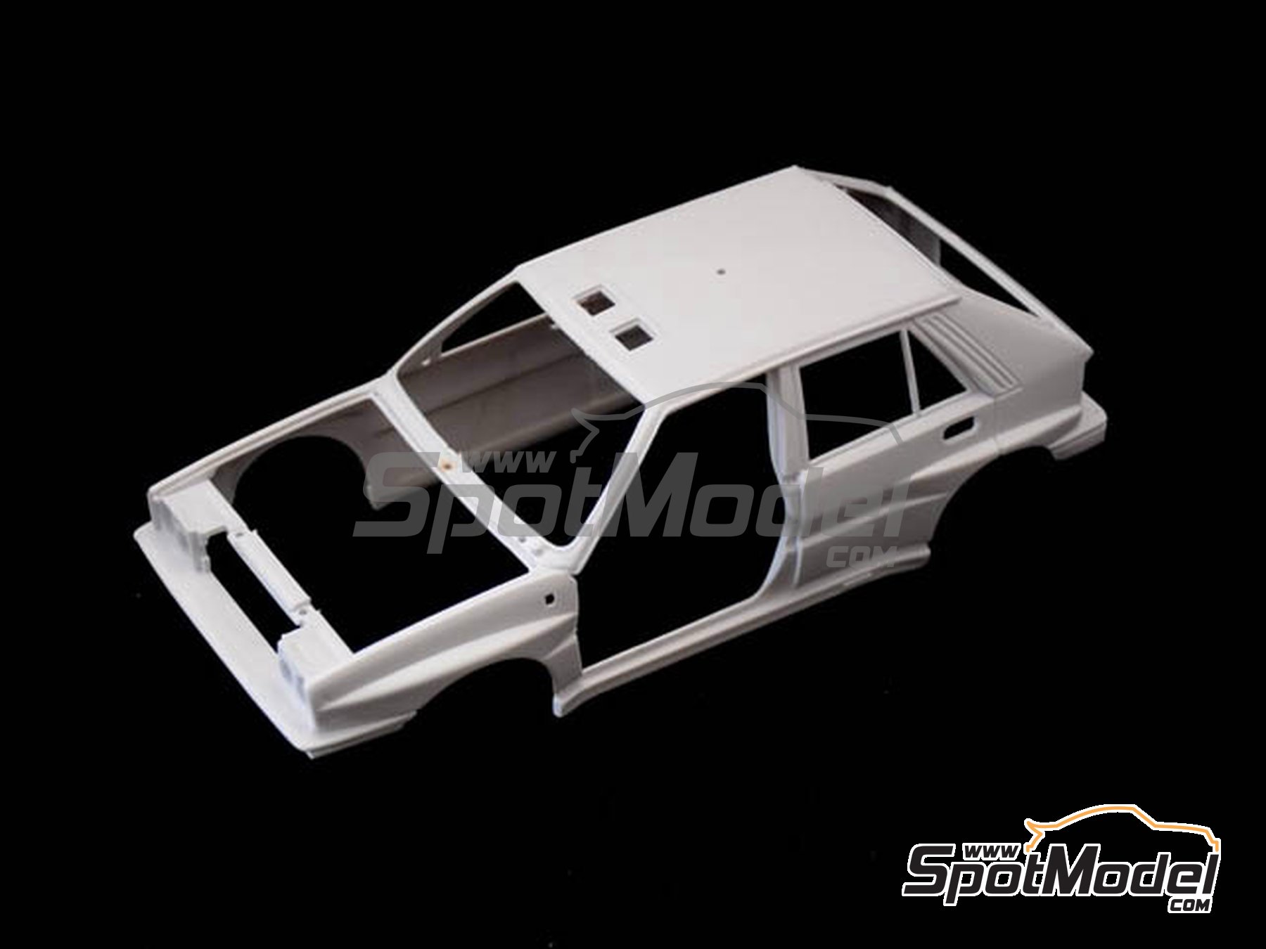 Image 6: Lancia Delta HF Integrale 16V Martini International Racing Team - Monte Carlo Rally - Rallye Automobile de Monte-Carlo 1990 | Car scale model kit in 1/24 scale manufactured by Italeri (ref. 3658, also 8001283036580)