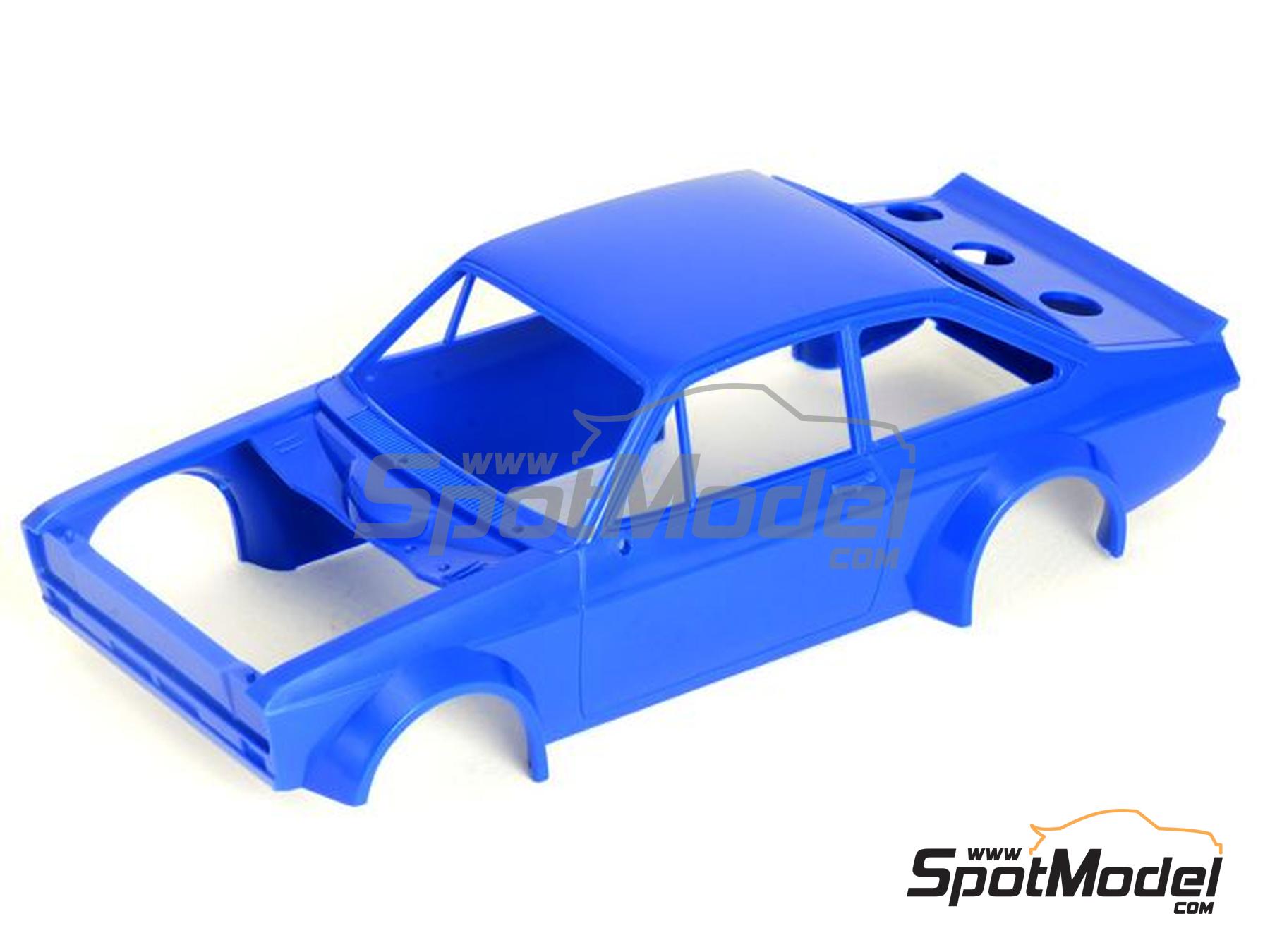 Image 8: Ford Escort Zakspeed Group 2 Zakspeed Team sponsored by D&W - European Touring Car Championship ETCC 1979 | Car scale model kit in 1/24 scale manufactured by Italeri (ref.&nbsp;3664, also 8001283036641, IT3664 and ITA3664)