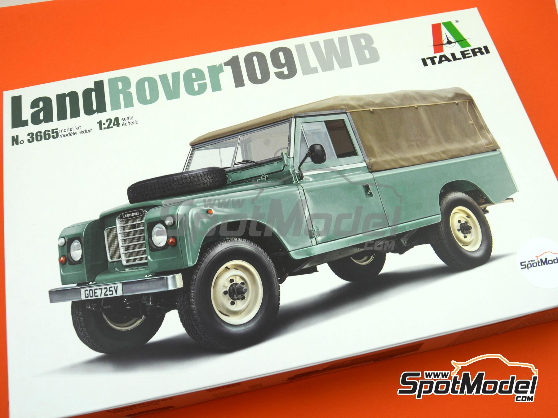  Italeri 3665 1:24 Land Rover 109 LWB - Construction Kit,  Standing Model Building, Crafts, Hobby, Gluing, Plastic Kit, Detailed  IT3665 : Arts, Crafts & Sewing