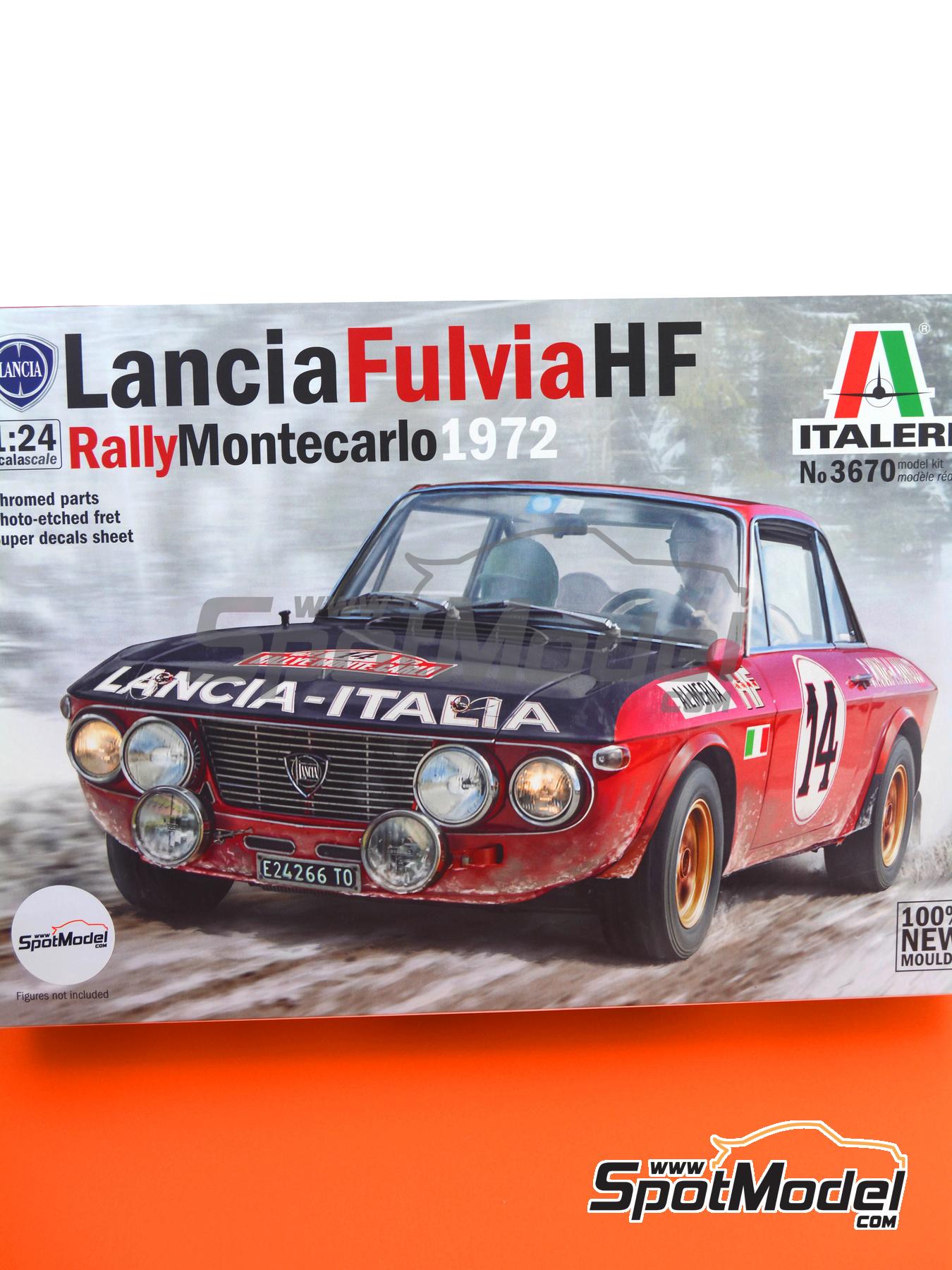 Lancia Fulvia HF - Rally de Monte Carlo - Rallye Automobile de Monte-Carlo 1972 | Maqueta de coche en escala 1/24 fabricado por Italeri (ref. 3670, tambien 8001283036702) image