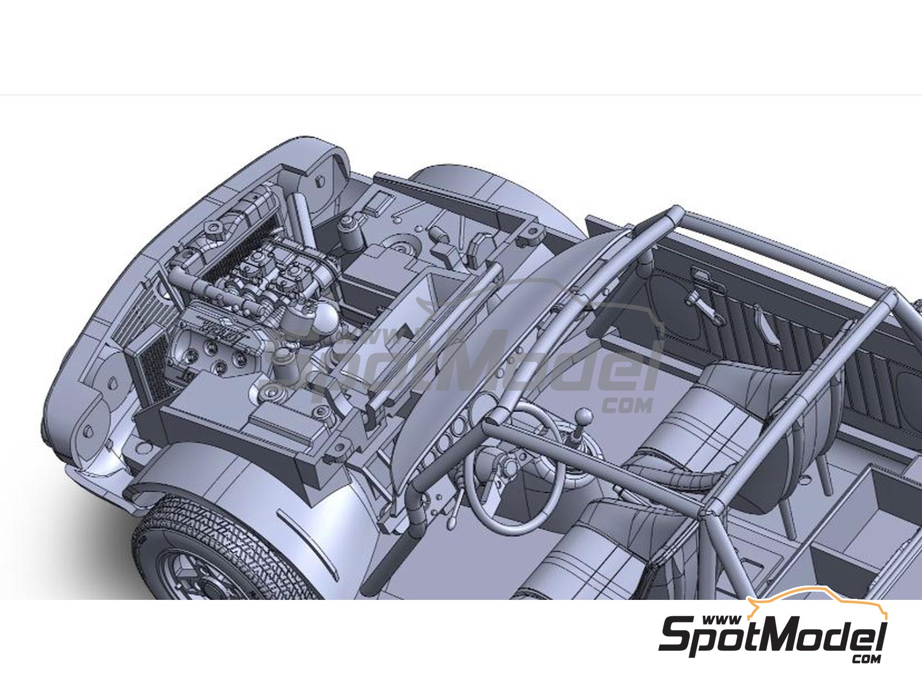Image 4: Lancia Fulvia HF - Rally de Monte Carlo - Rallye Automobile de Monte-Carlo 1972 | Maqueta de coche en escala 1/24 fabricado por Italeri (ref. 3670, tambien 8001283036702)