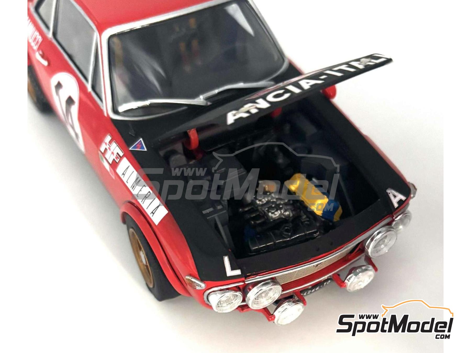 Image 11: Lancia Fulvia HF - Rally de Monte Carlo - Rallye Automobile de Monte-Carlo 1972 | Maqueta de coche en escala 1/24 fabricado por Italeri (ref. 3670, tambien 8001283036702)
