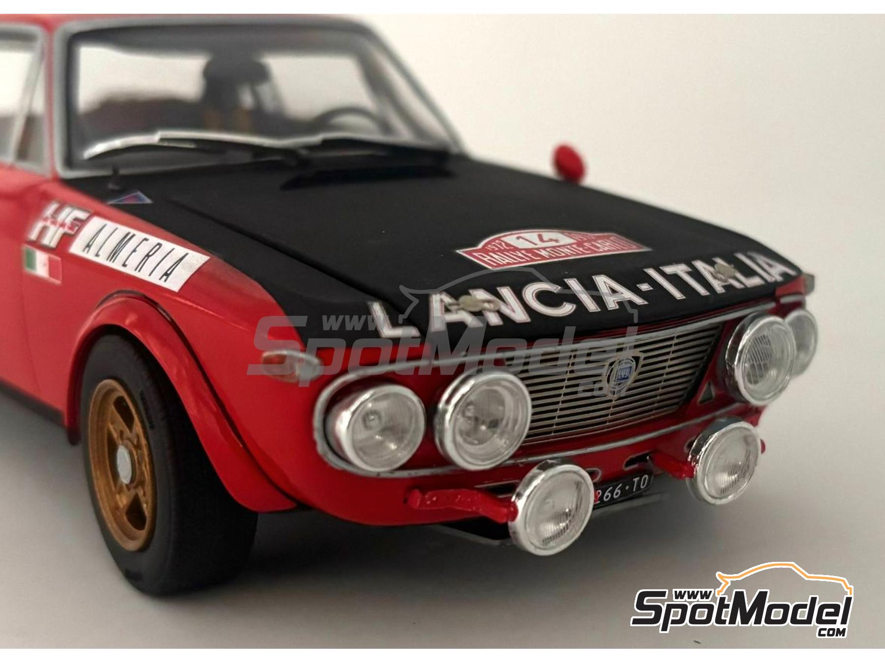 Image 12: Lancia Fulvia HF - Rally de Monte Carlo - Rallye Automobile de Monte-Carlo 1972 | Maqueta de coche en escala 1/24 fabricado por Italeri (ref. 3670, tambien 8001283036702)