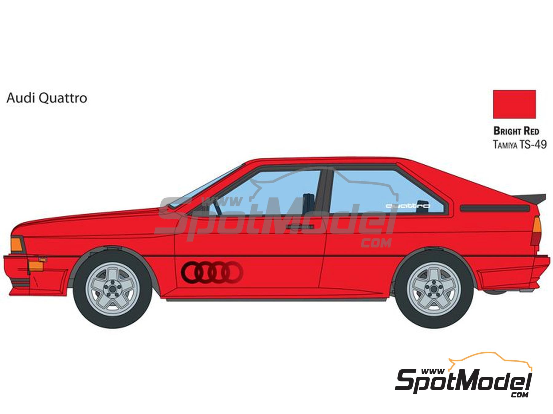 Image 3: Audi Quattro | Maqueta de coche en escala&nbsp;1/24 fabricado por Italeri (ref.&nbsp;3671, tambien 8001283036719)